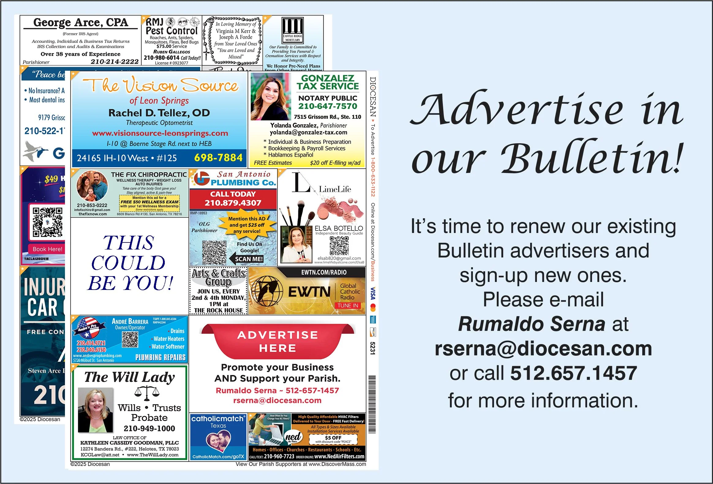 Bulletins | Prince of Peace Catholic Church, San Antonio TX