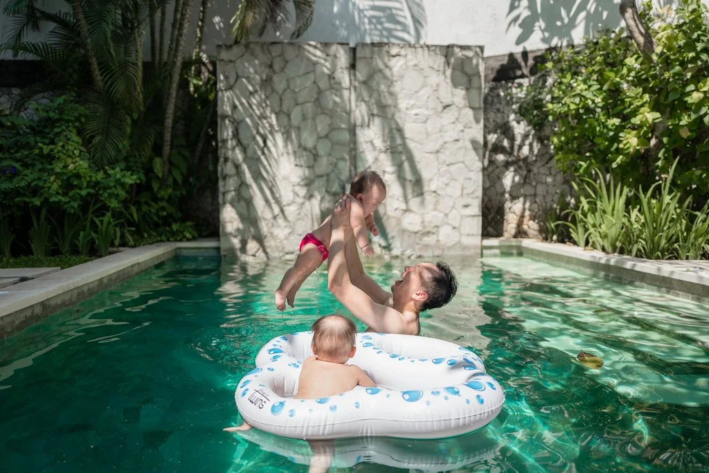 Best times are times spent with bubs, sharing giggles and all!