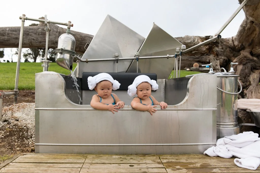 Bubs enjoying some spa time :)