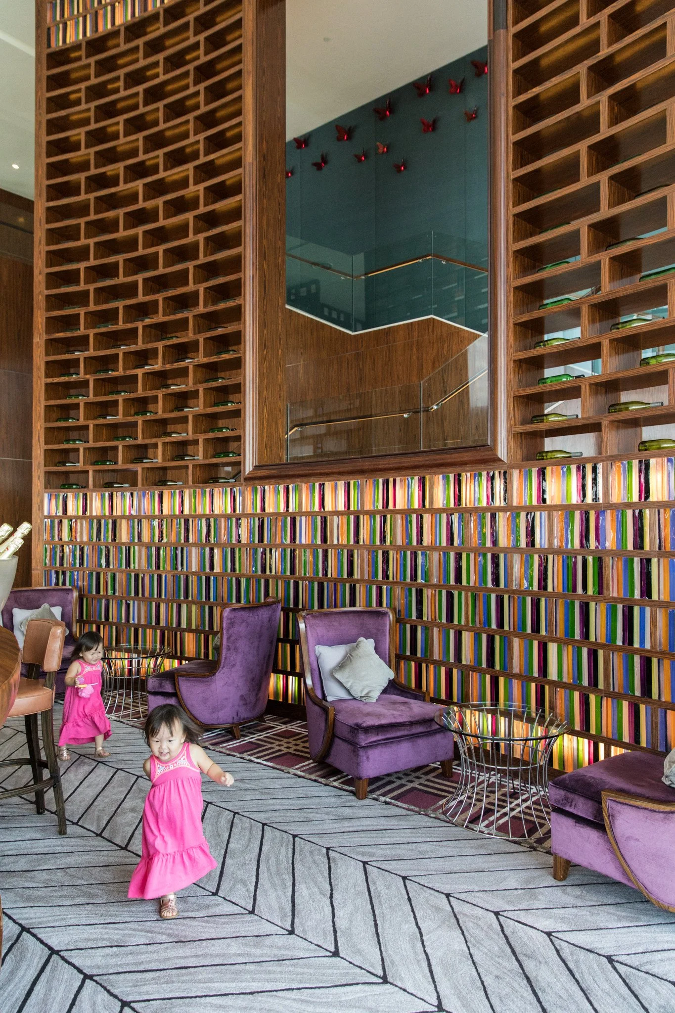 Only to be found playing 'catching' back at the bar again.