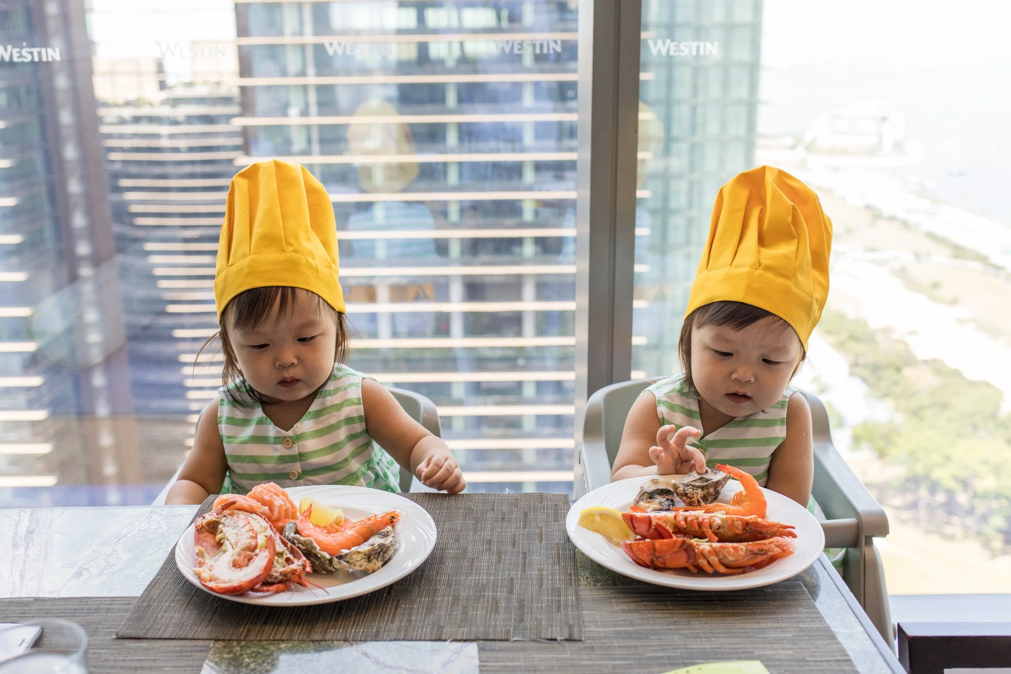 They much prefer sneaking in on our food =)