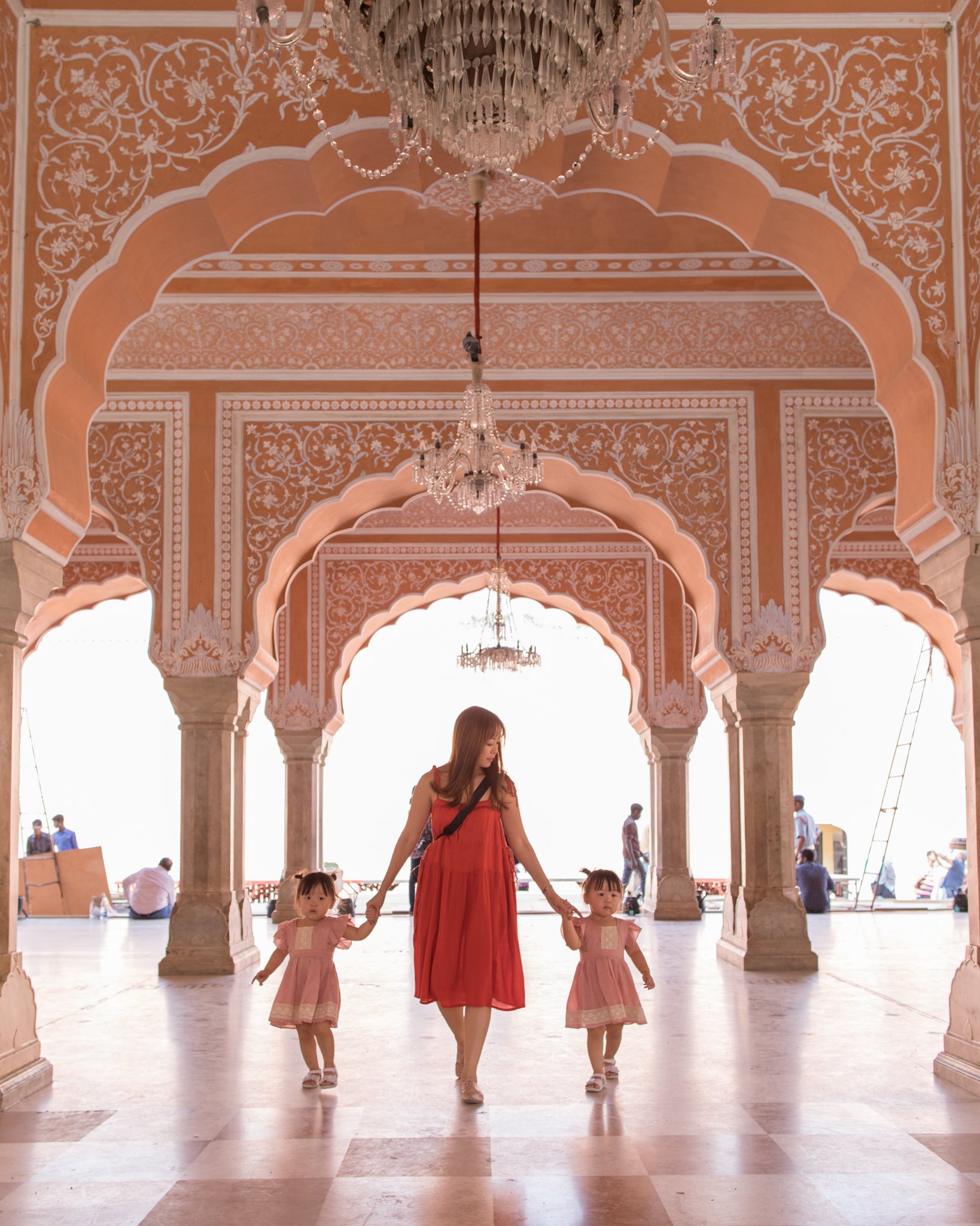Entering the Diwan-i-Khas (Hall of Private Audience) in the middle of City Palace.
