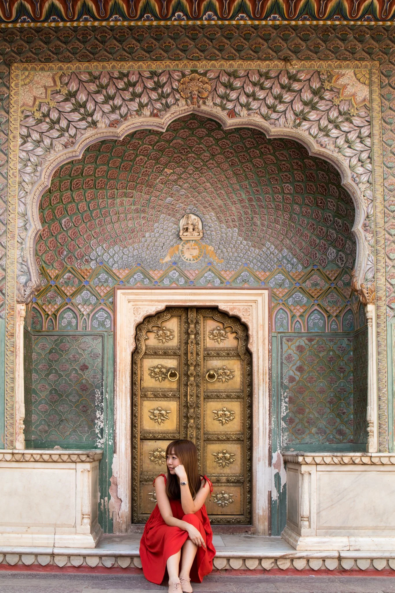 The winter season is represented by the Rose Gate.