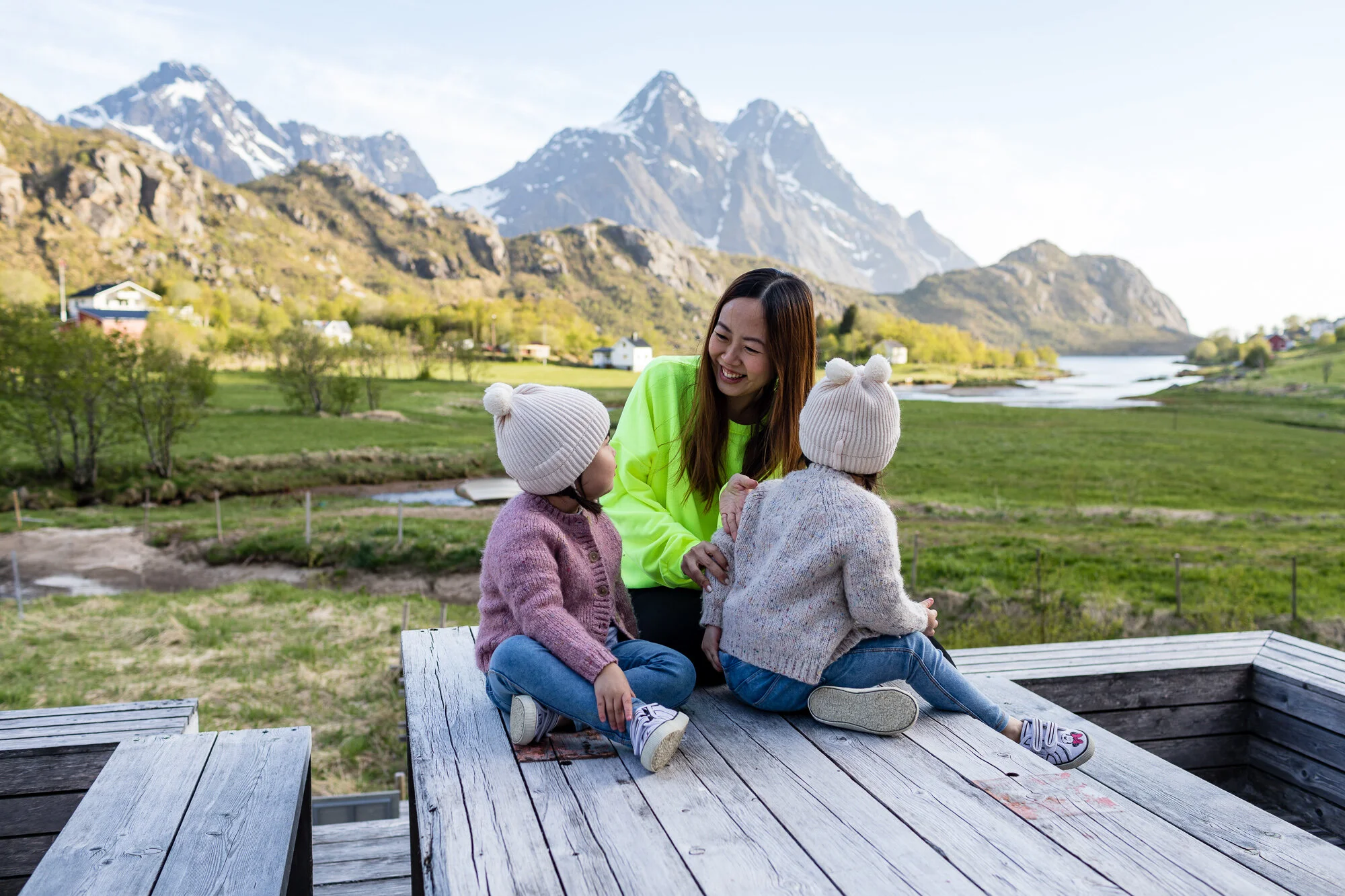 Cosy chats with Mum while enjoying the scenery