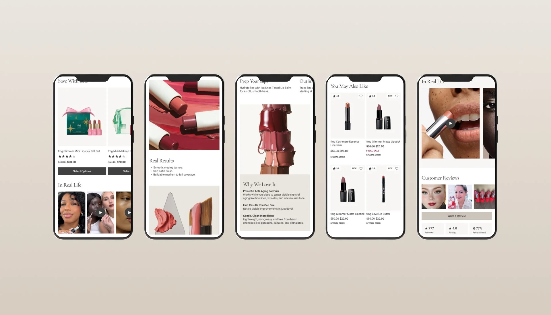 Mobile layouts