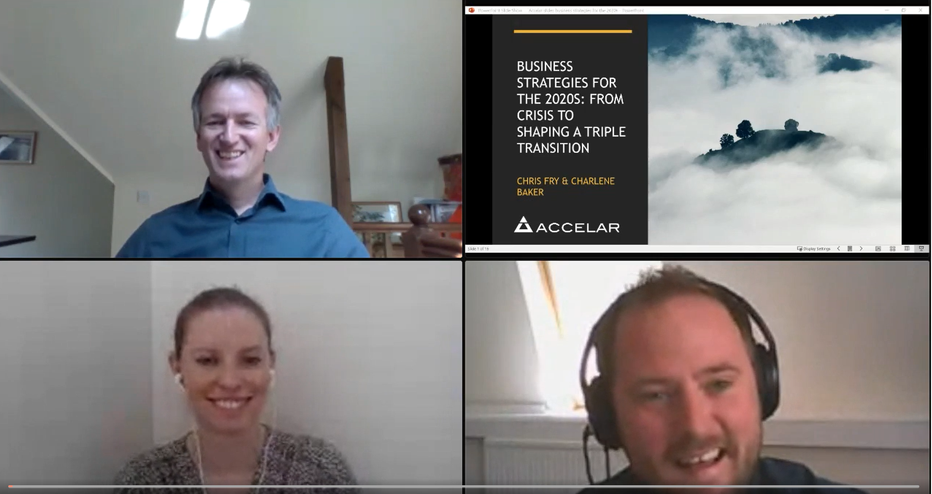 Accelar webinar on business strategies for the 2020s