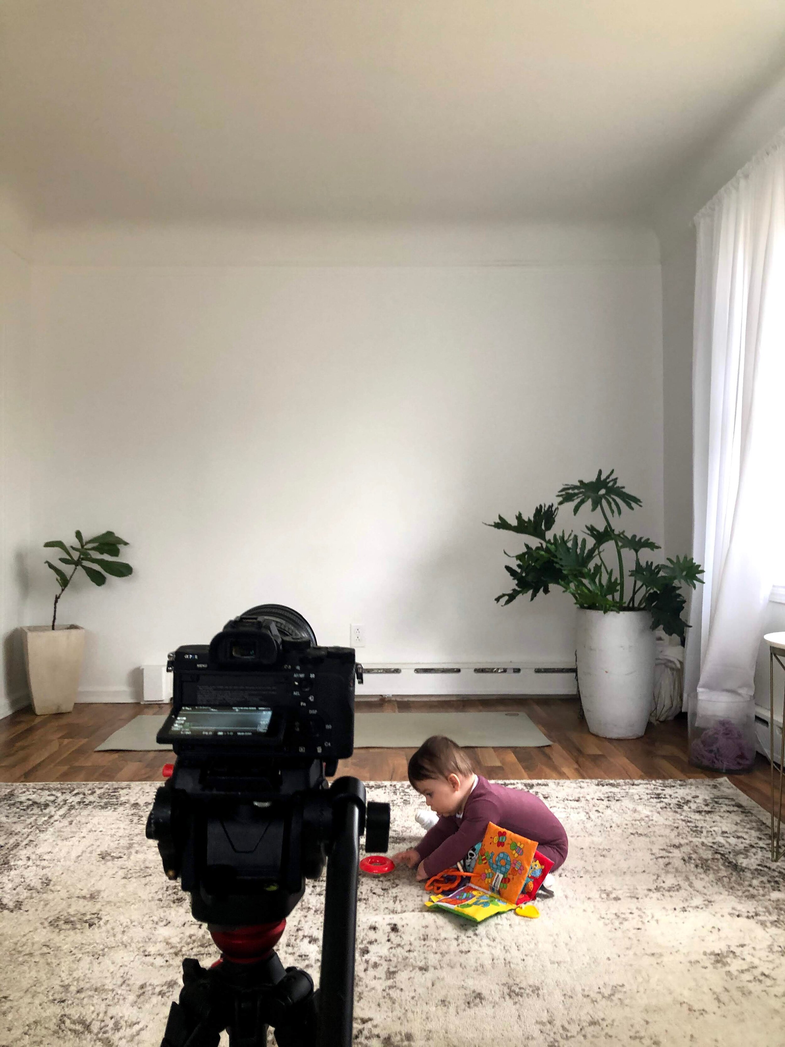 Living Room filming, family included! 