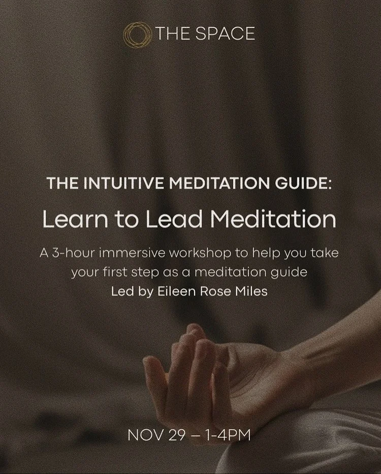 You don&rsquo;t want to miss this very special offering with Eileen Rose Miles. She&rsquo;s curated a beautiful meditation experience to get you feeling confident in leading with your own unique and powerful voice &hearts;️ swipe to learn more and vi