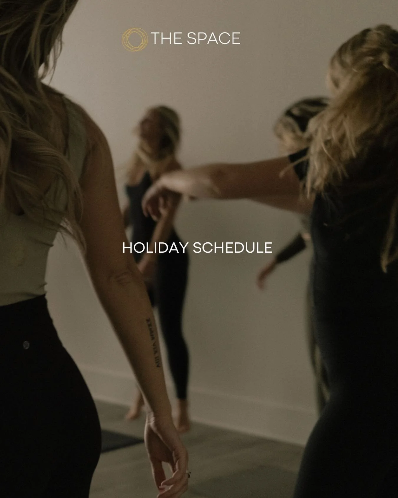 Happy holidays 🎁 Here is what&rsquo;s to come!! Book your classes, sign in when you arrive, let&rsquo;s stay moving and groovin through it all &hearts;️

🎄 Christmas Eve
&bull; 8:30a with Hayley &mdash; waitlist only

🎄 Christmas Day
&bull; Closed