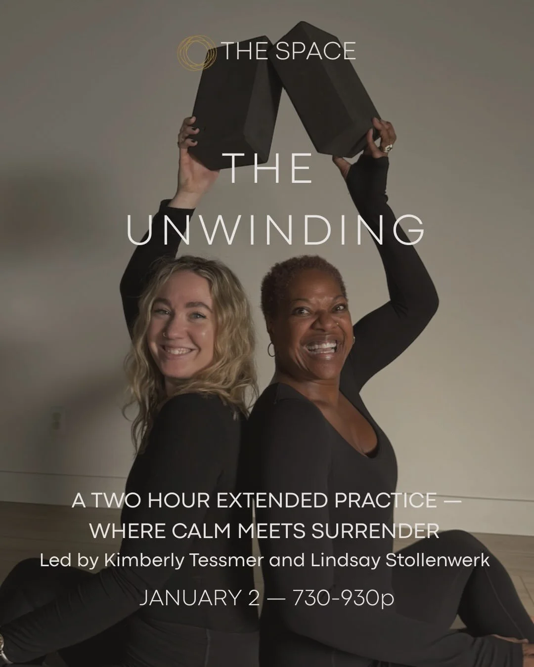 Give your nervous system the reset it&rsquo;s been craving. The Unwinding is a luxurious two-hour experience designed to melt away the residue of the holidays and ease you into the quiet wisdom of winter.

This extended practice begins with a groundi