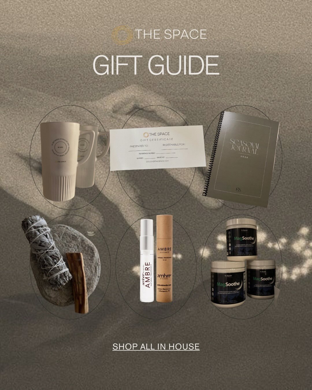Here&rsquo;s our gift guide for all your last-minute gifting ideas ✨

Gifts that meet you where you are. 🎄

For Her
* Calm the Chaos Cards &mdash; Grounding cards
* The Detox Box &mdash; Renewal rituals
* Everfield Seasonal Journal &mdash; Intention