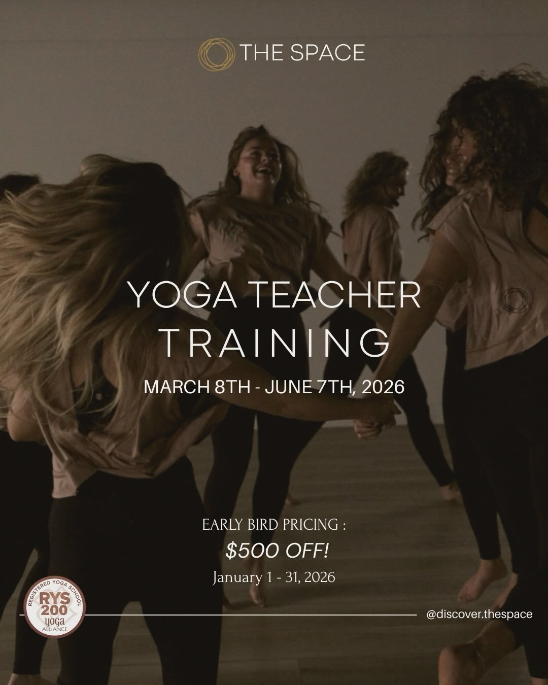 Spring carries the energy of beginning again&mdash; thawing out, shedding layers, and stepping into what feels more aligned. 🌷 That&rsquo;s why our Spring Yoga Teacher Training has become our most sought-after offering of the entire year.
 Our 200-H