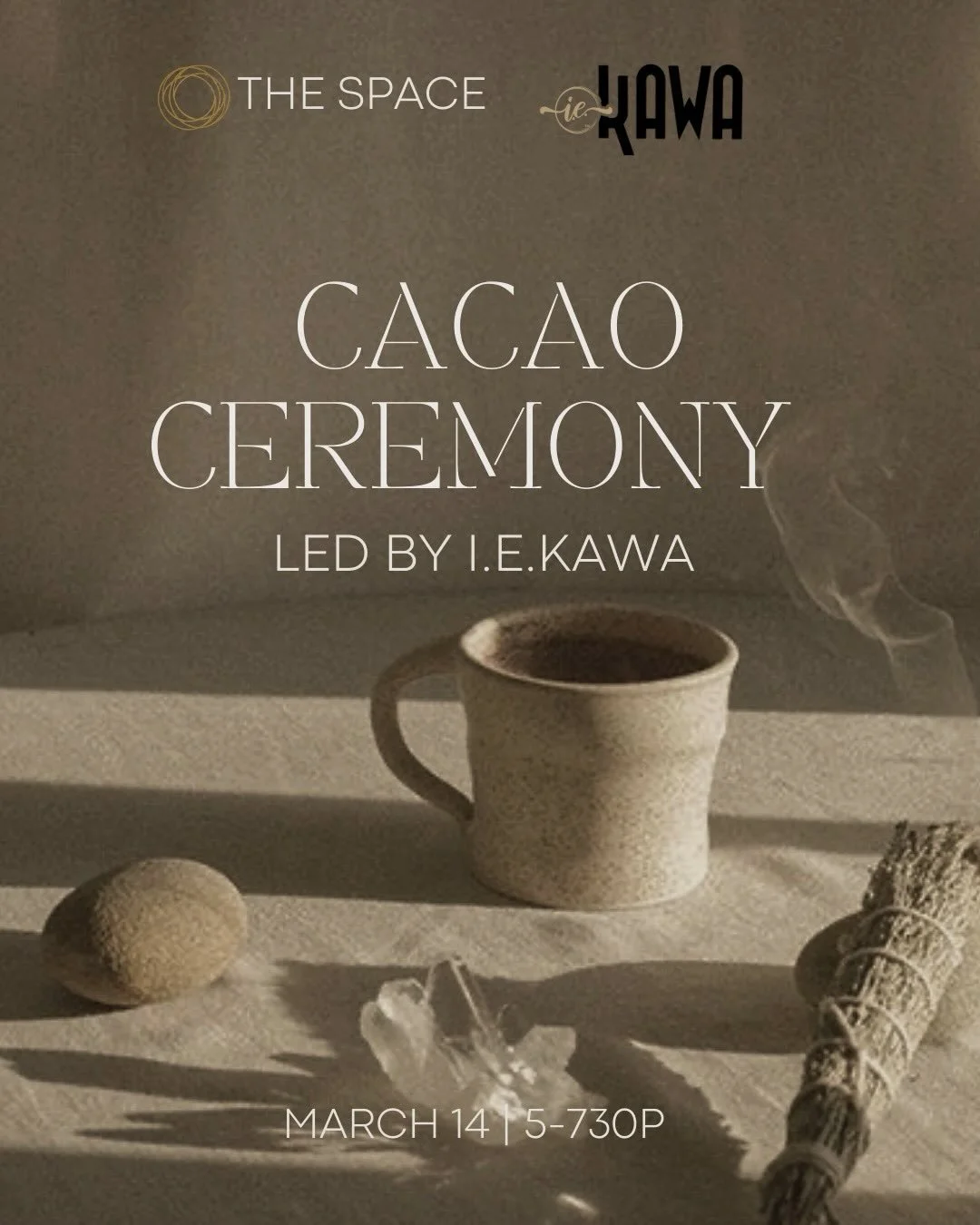 Just a couple weeks away!!

For generations, cacao has been cherished for its nourishing, heart-opening qualities. Join us for an evening of ceremonial cacao and mindful practices as we turn inward and reconnect with our truest essence &mdash; the pl