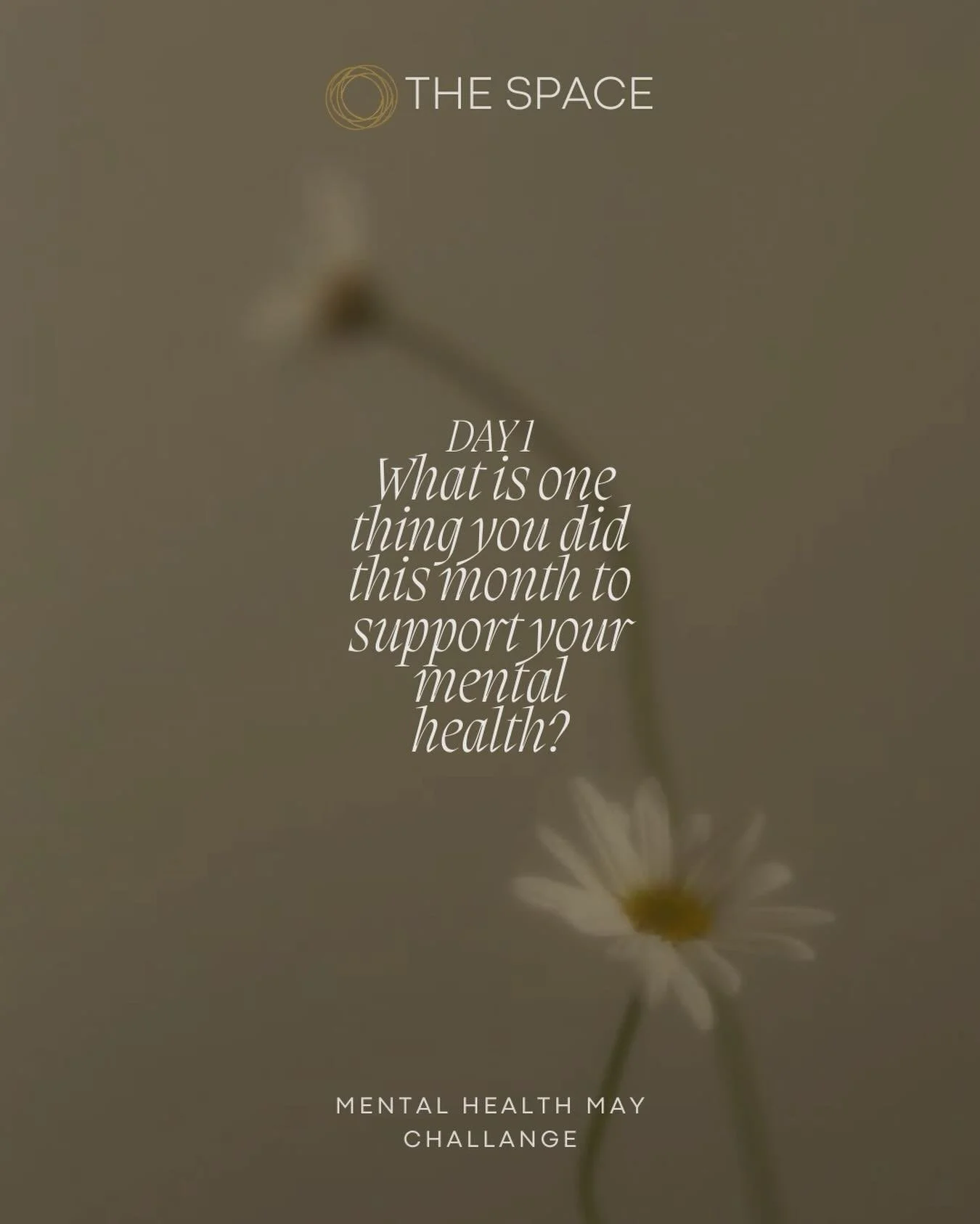 Mental health has always been a cornerstone of the work we do here at The Space. Beyond movement, beyond the classes themselves, we deeply believe in the internal work of Self, the quiet work that often goes unseen.

There is so much more to each of 