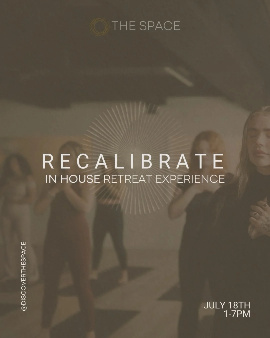 We are SO excited for this mid summer RESET ❤️&zwj;🔥 one day, in house, nothing to lose. 

JOIN US 
July 18 | 1 &ndash; 7 PM

Give yourself the gift of connecting back to yourself mid summer. This is a reset designed to help you reconnect, release, 