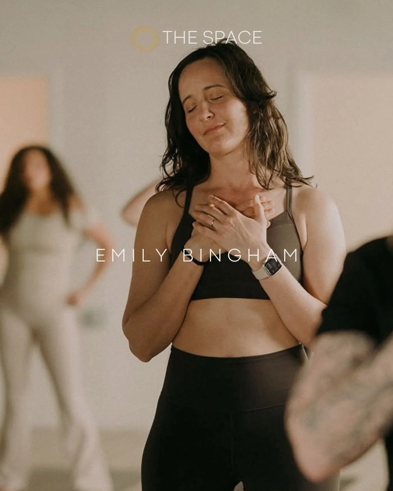 I&rsquo;m Emily! Here to guide you in joyful, empowering movement at the Friday 8a Fusion, and into rest and recovery at the Wednesday 7p Calm.
￼
☀️ My Fusion is a TGIF party incorporating flowy vinyasa sequences and creative, strengthening movement,