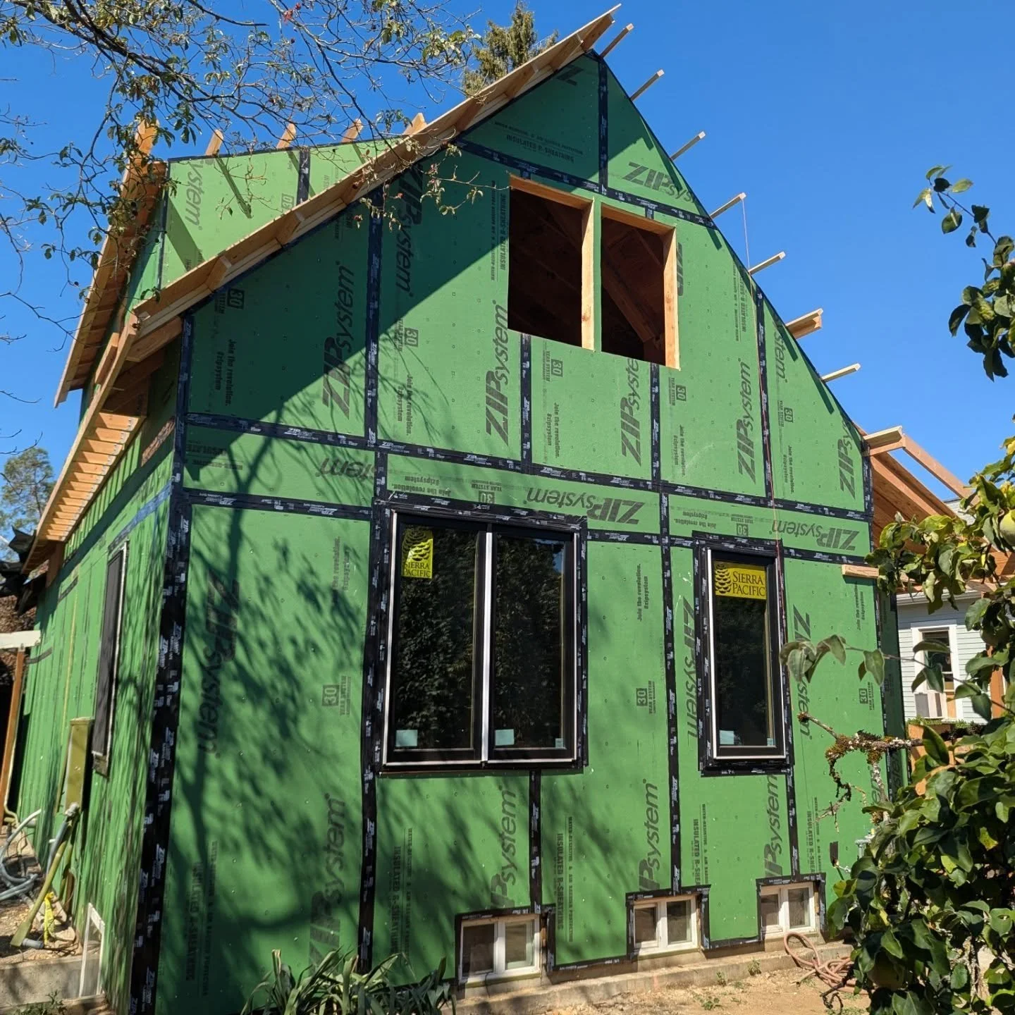 Progress on a couple of 2nd story additions.