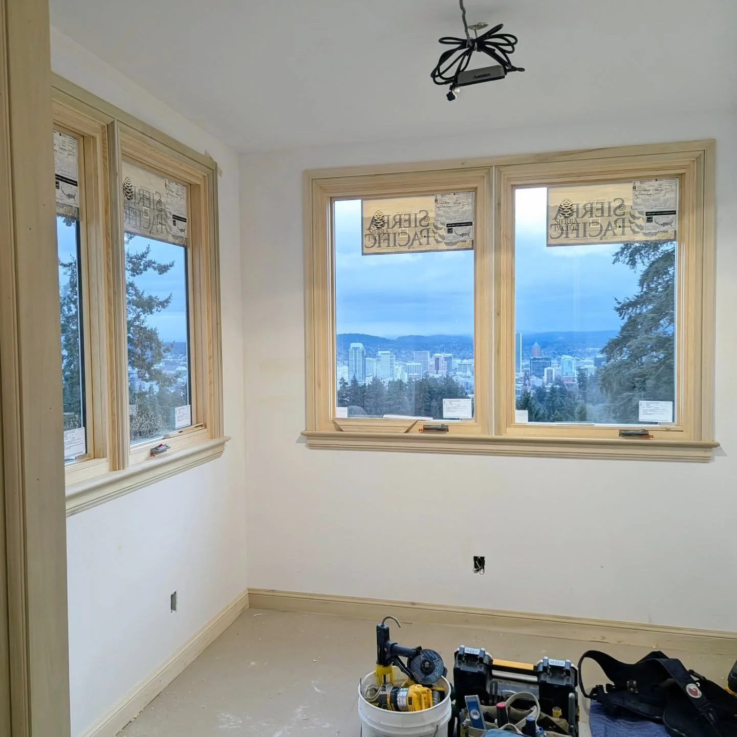 Some trim progress at our SW Portland kitchen remodel