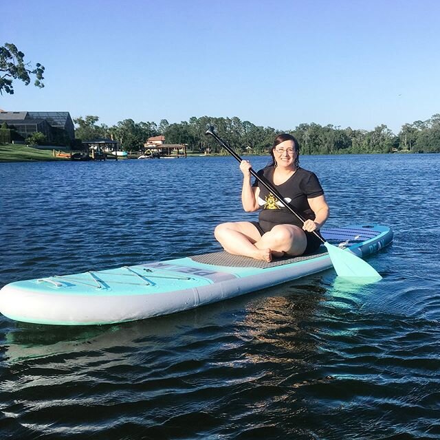 Another #40before40 checked off! We all know I&rsquo;m not the most athletic person but I always thought paddle boarding looking like fun. Here I go taking another adventure yesterday with some amazing friends. The best part of this adventure is tryi