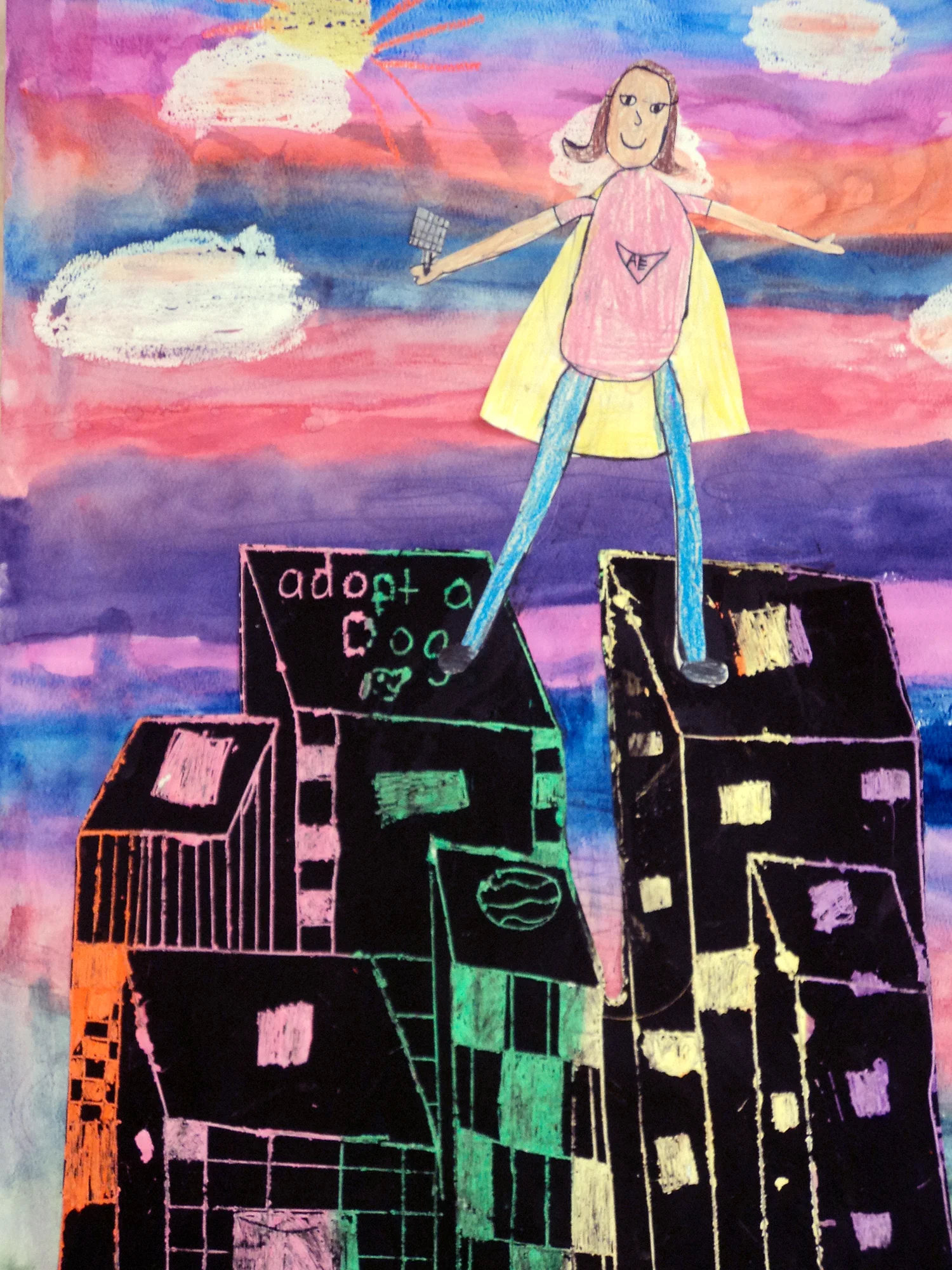 3rd Grade Superhero Selfies