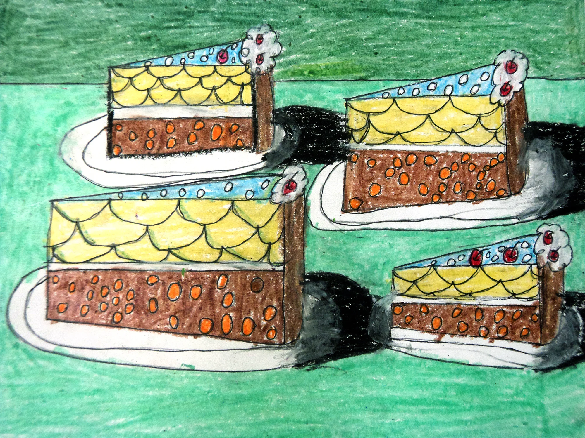 6th Grade Wayne Thiebaud Project