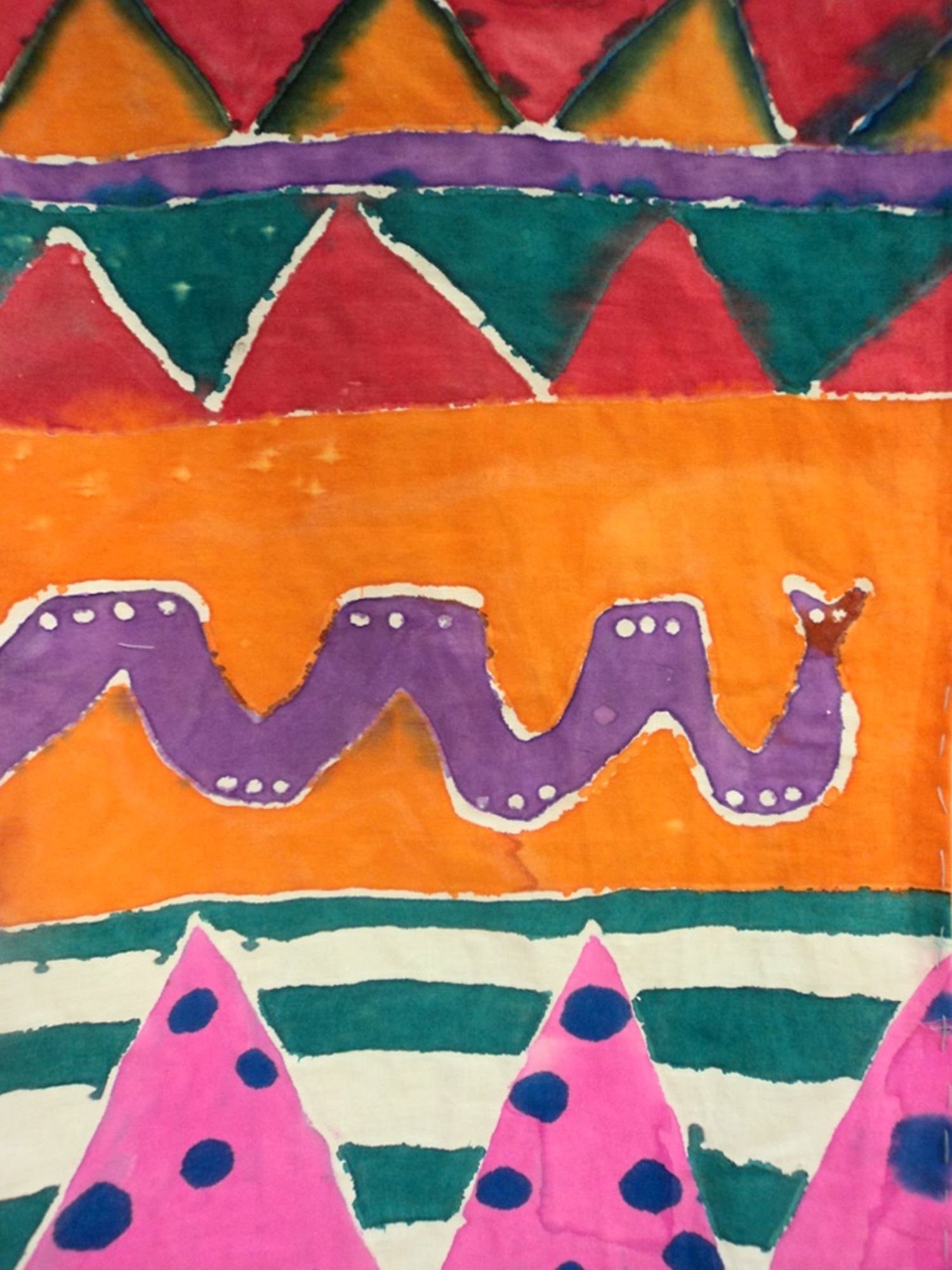 7th Grade Batik Tapestries