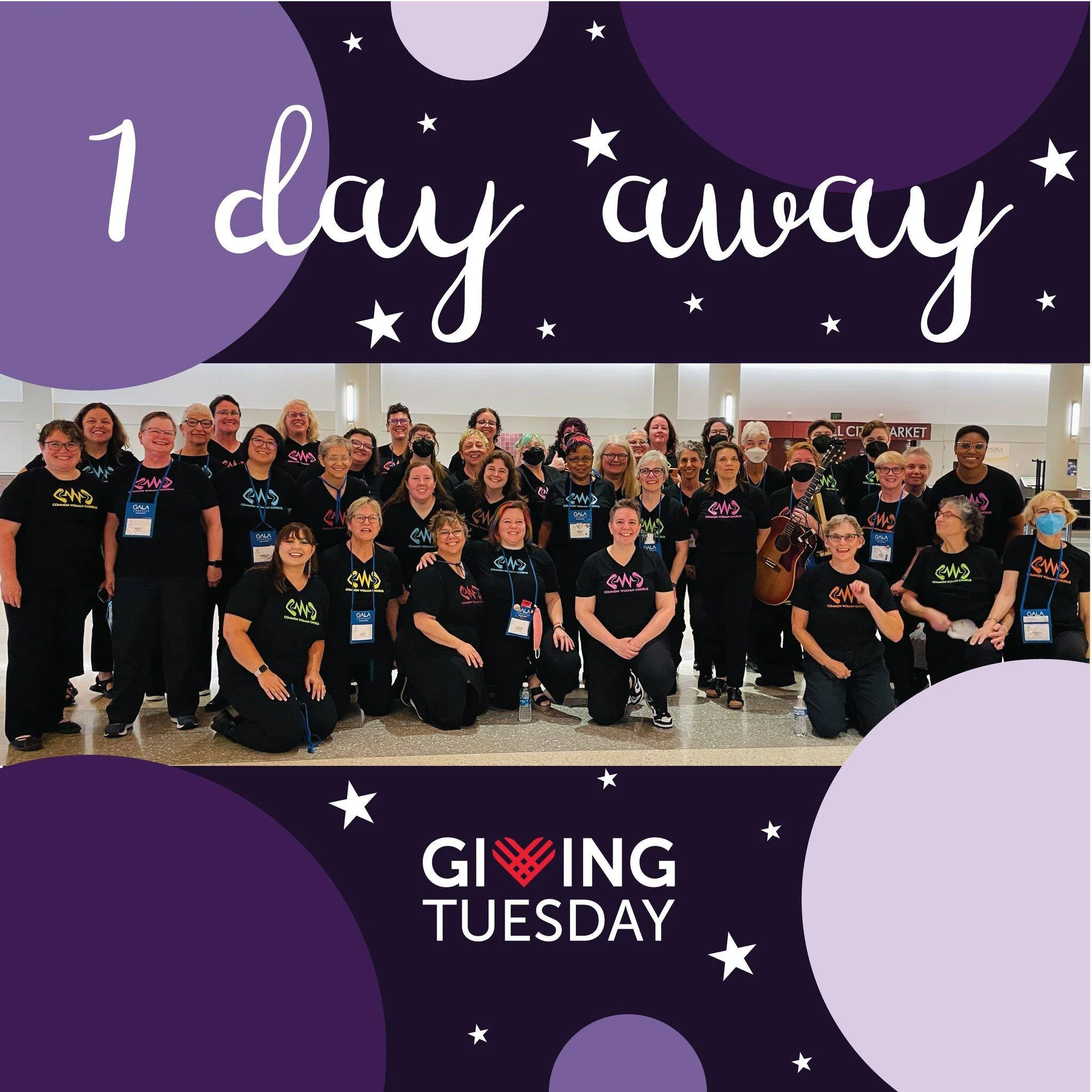 #GivingTuesday is tomorrow! This year, help us keep the magic of our fall concert going as we raise funds to attend the 2026 Sister Singers Network Festival in Chicago, with a goal of $6,000 to cover the cost of singer scholarships. A $300 donation c