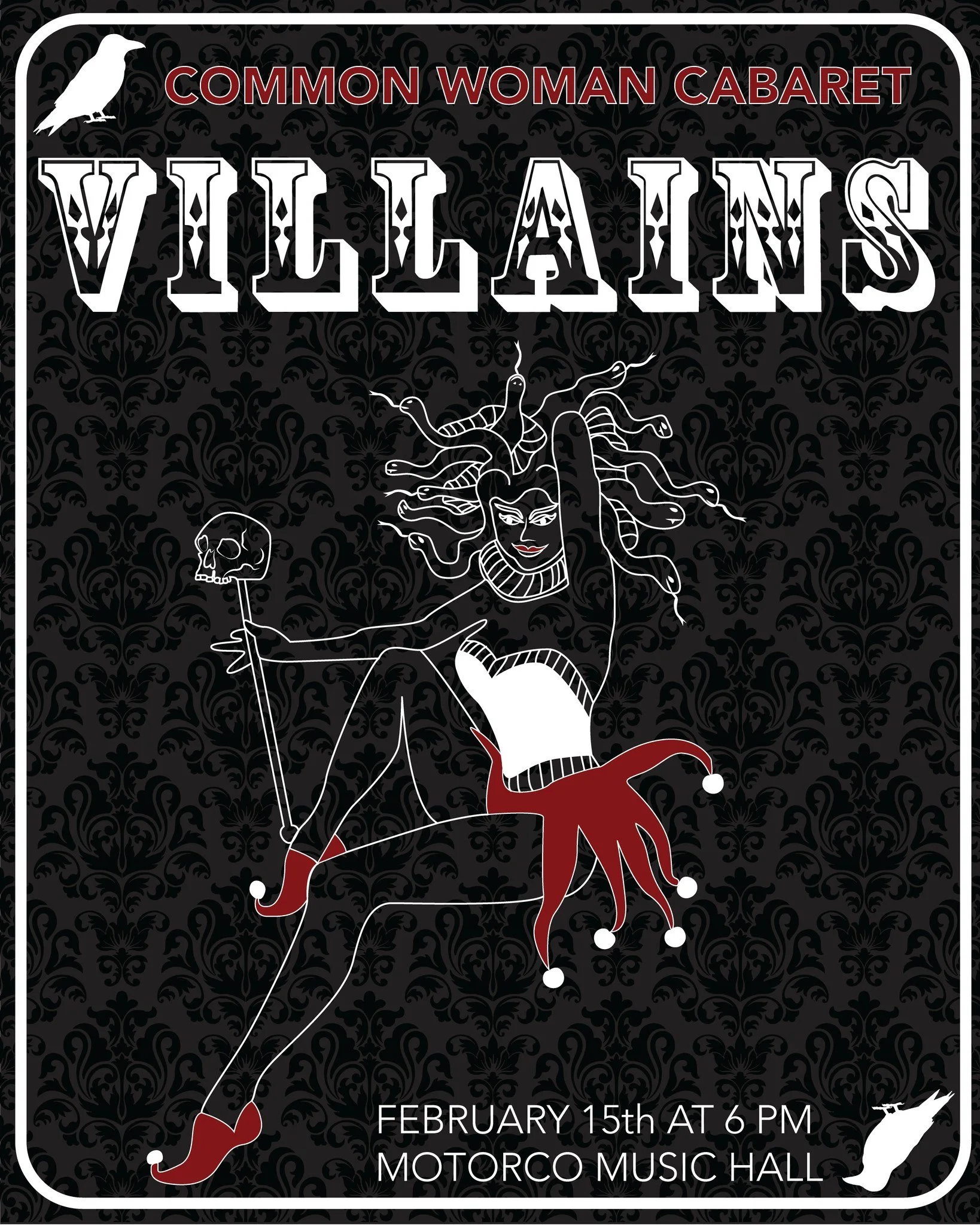 Join the Common Woman Chorus for a night of singing, seduction, and delightful depravity at our Villains Cabaret Fundraiser on Sunday, February 15th at 6pm. Revel in a collection of &ldquo;after-dark&rdquo; performances inspired by mischief-makers, r
