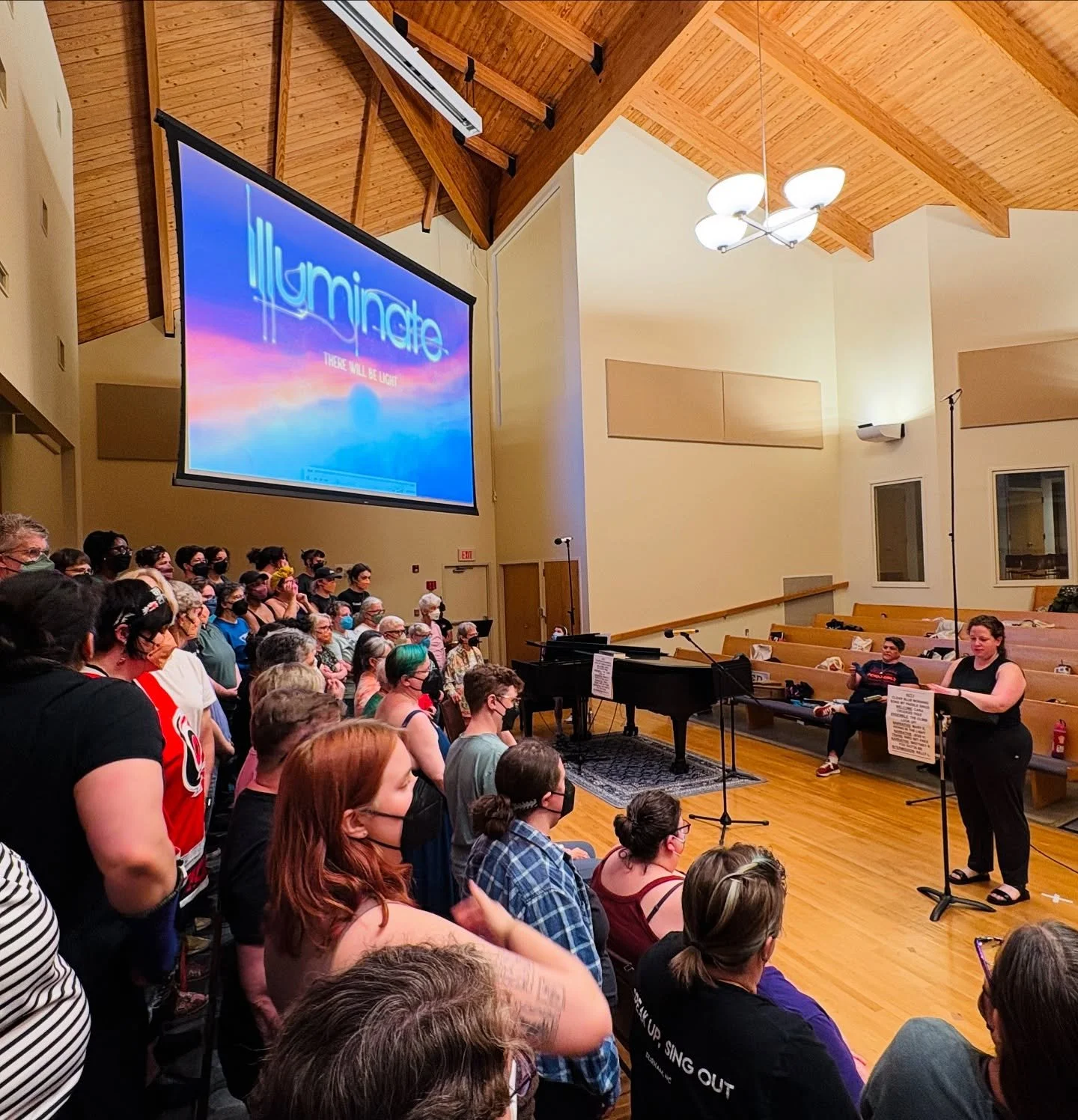 We&rsquo;ve been working hard all week rehearsing for our spring concert, Illuminate, and TODAY IS THE DAY! Come out to Eno River Unitarian Universalist Fellowship at 3pm or 7pm to see the performance. 

Forgot to get your tickets in advance? Tickets