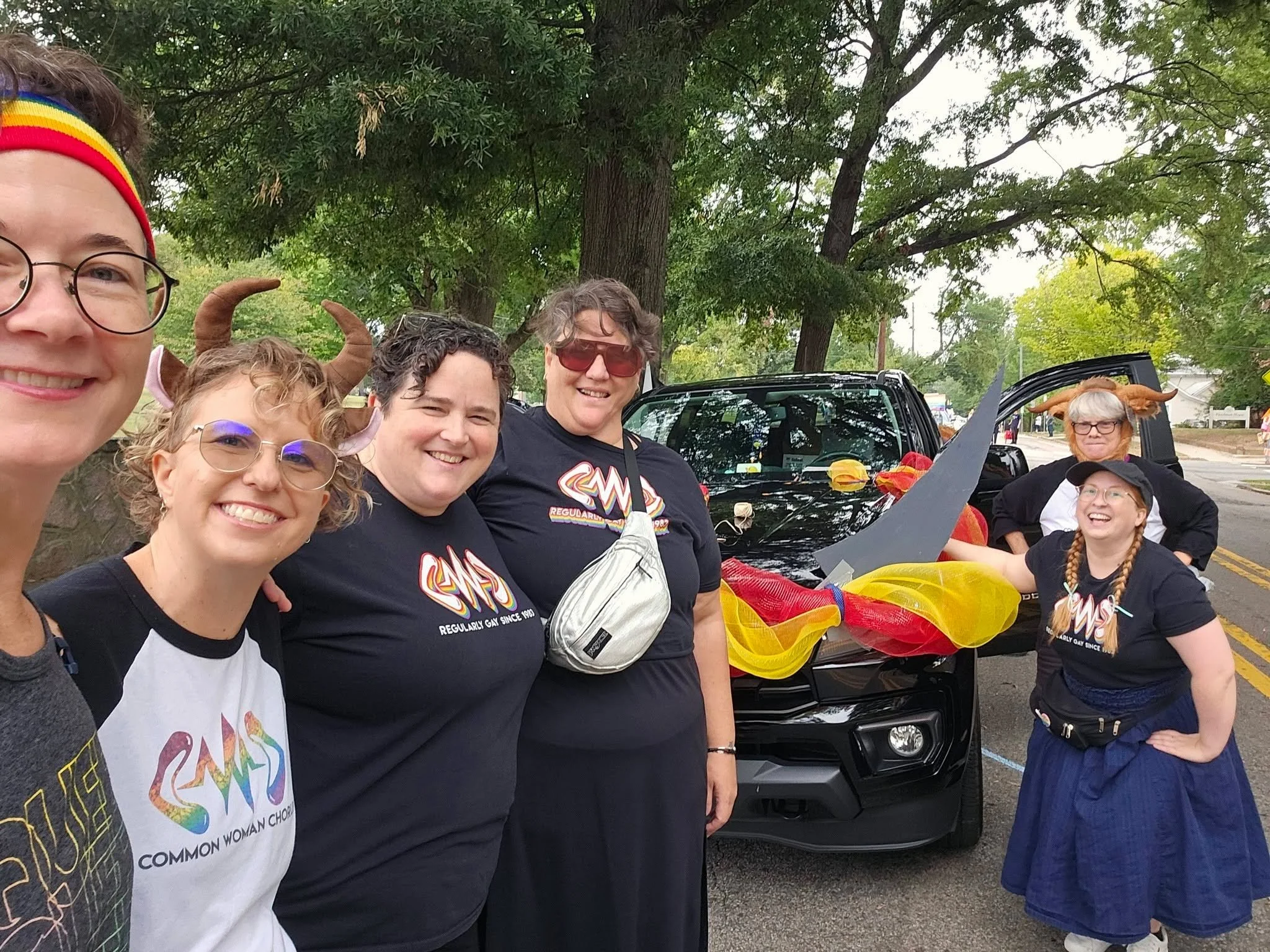 CWC had a blast at Pride Durham this weekend! We enjoyed performing at the Pride Worship Service at ERUUF on Thursday and marching in the Pride Parade on Saturday ❤️🧡💛💚💙💜🤍🩷🩵🤎🖤