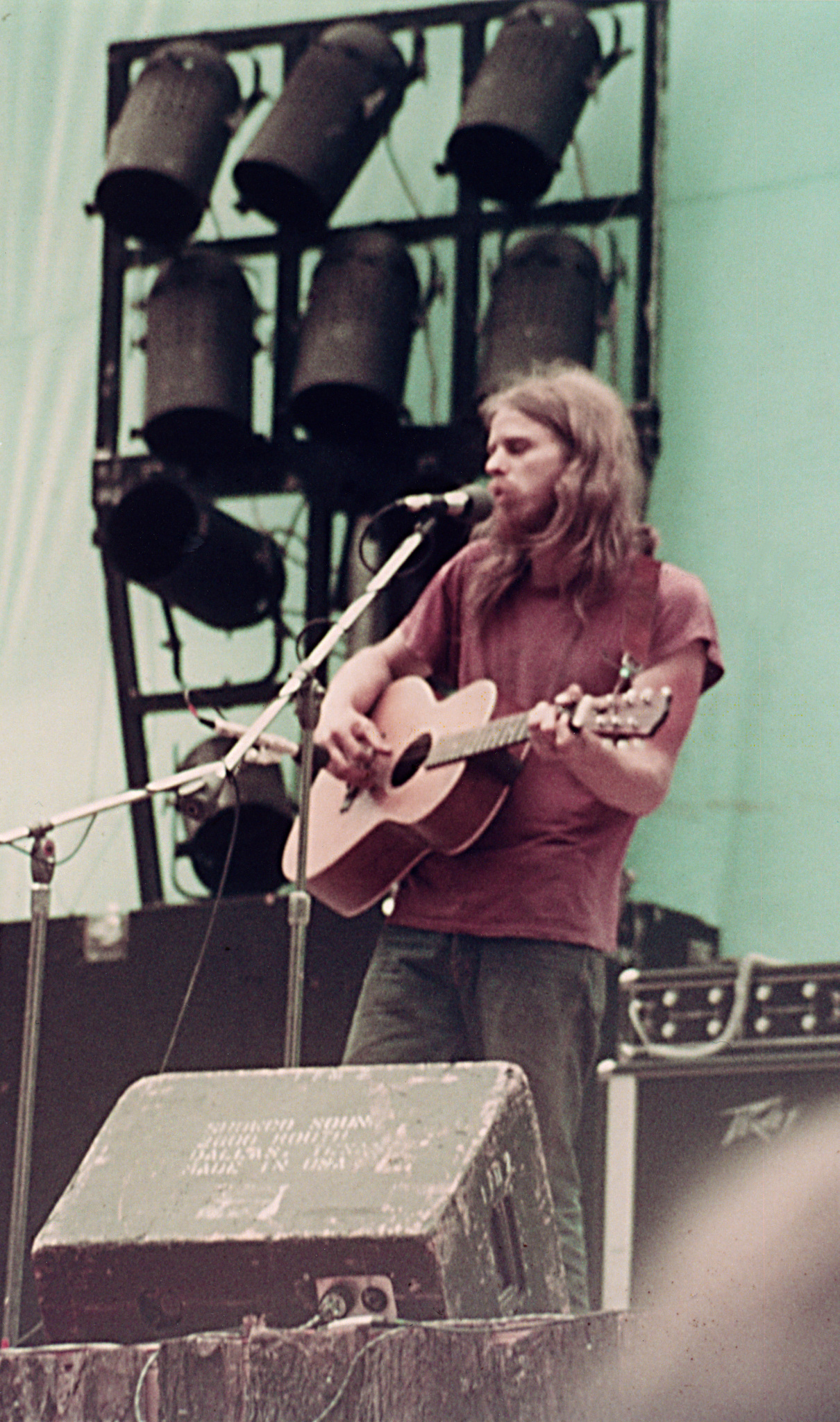 Bob at Arkansas Folk Festival, 1973