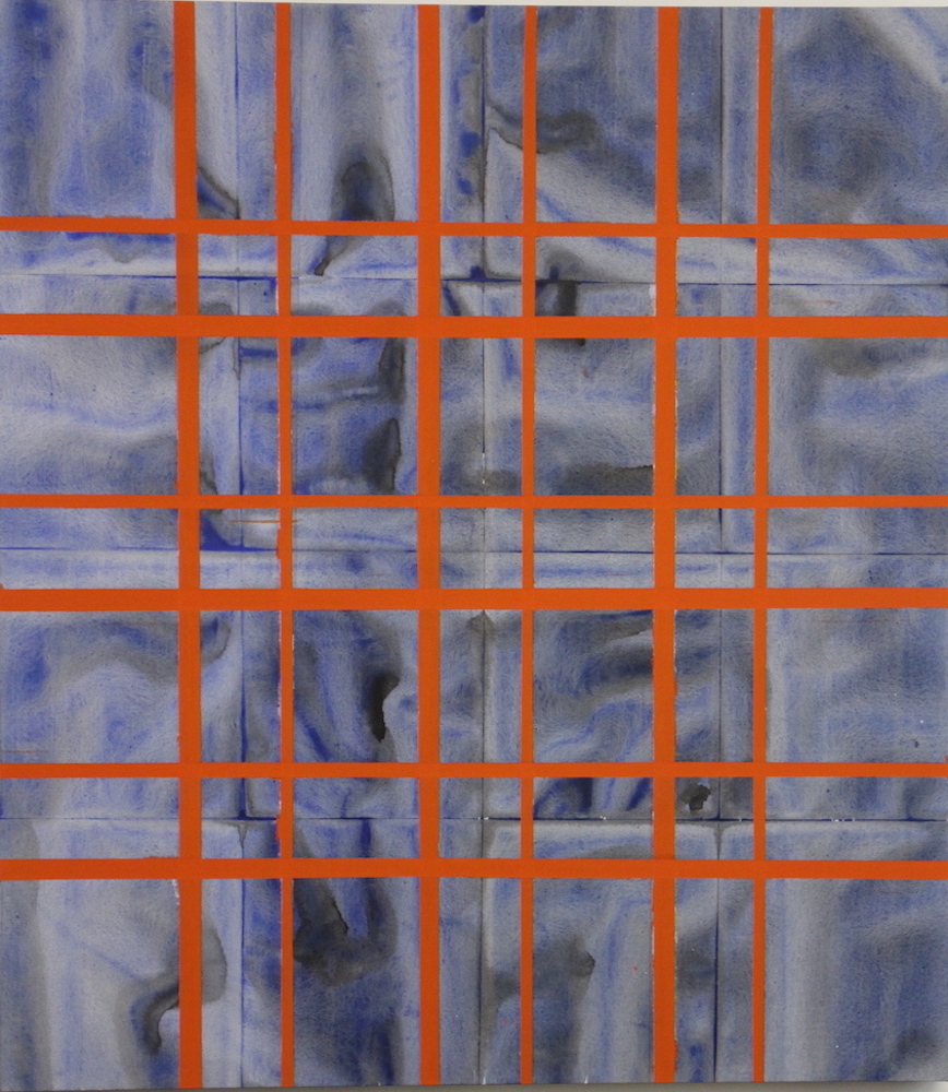 Plaid Painting 7 - "Wide Lines"