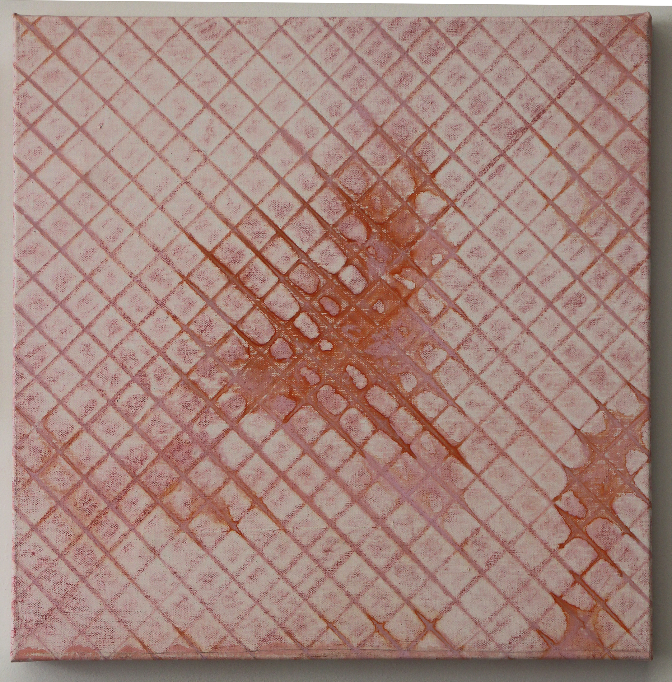 Flesh/Pink Fold Painting