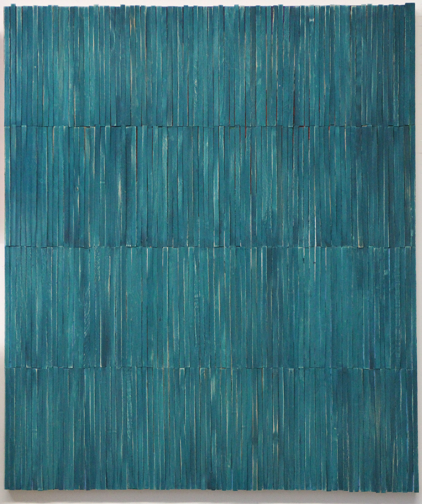 Green Slat Painting