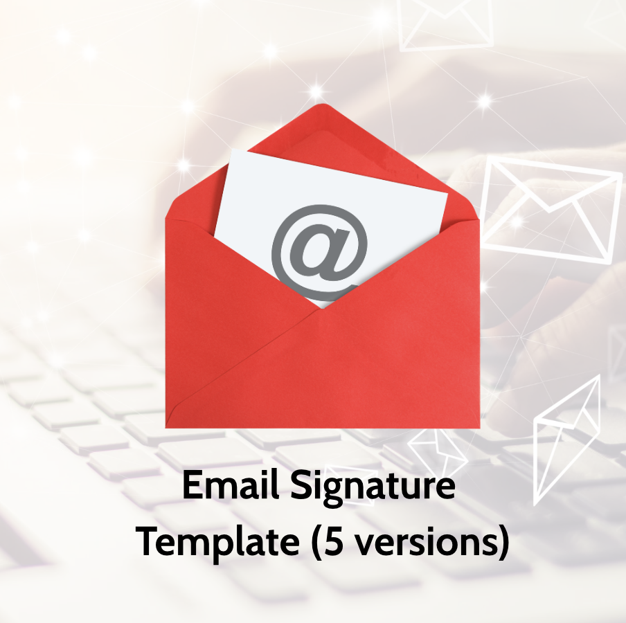 Email Signature Template (7 versions)