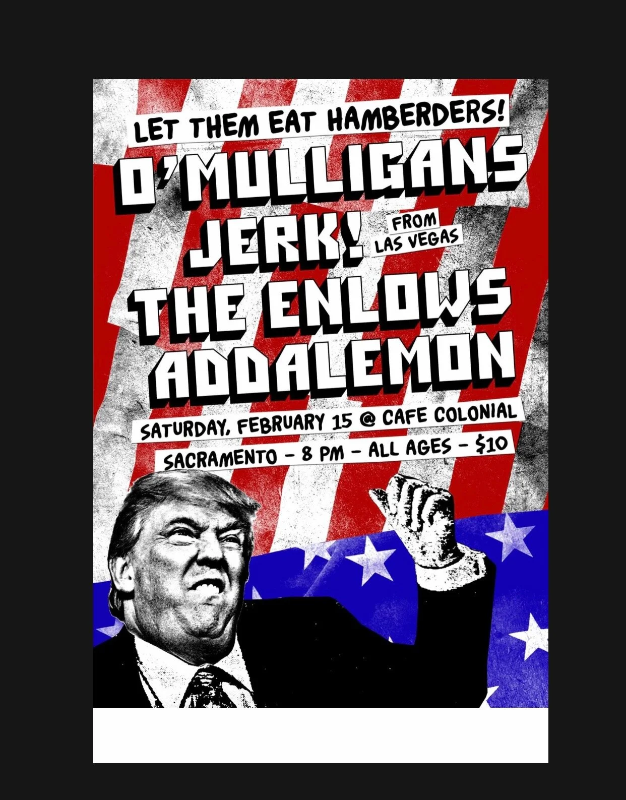 Cafe Colonial - "Let Them Eat Hamberders!"