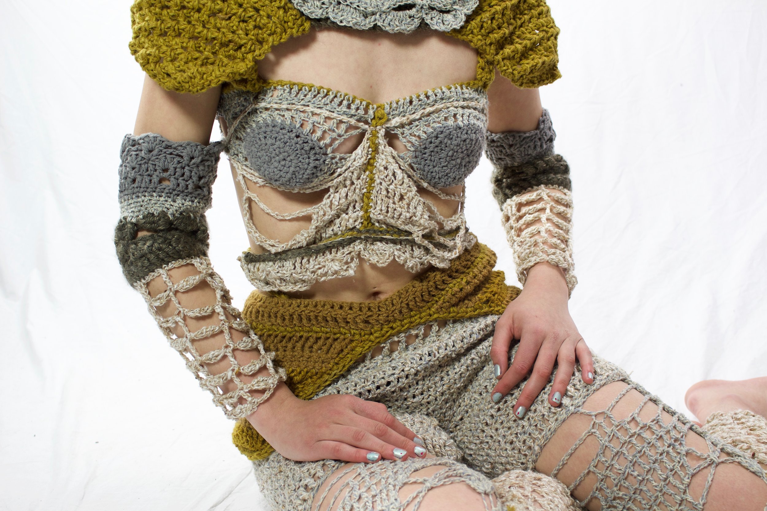 Crocheted Joan of Arc