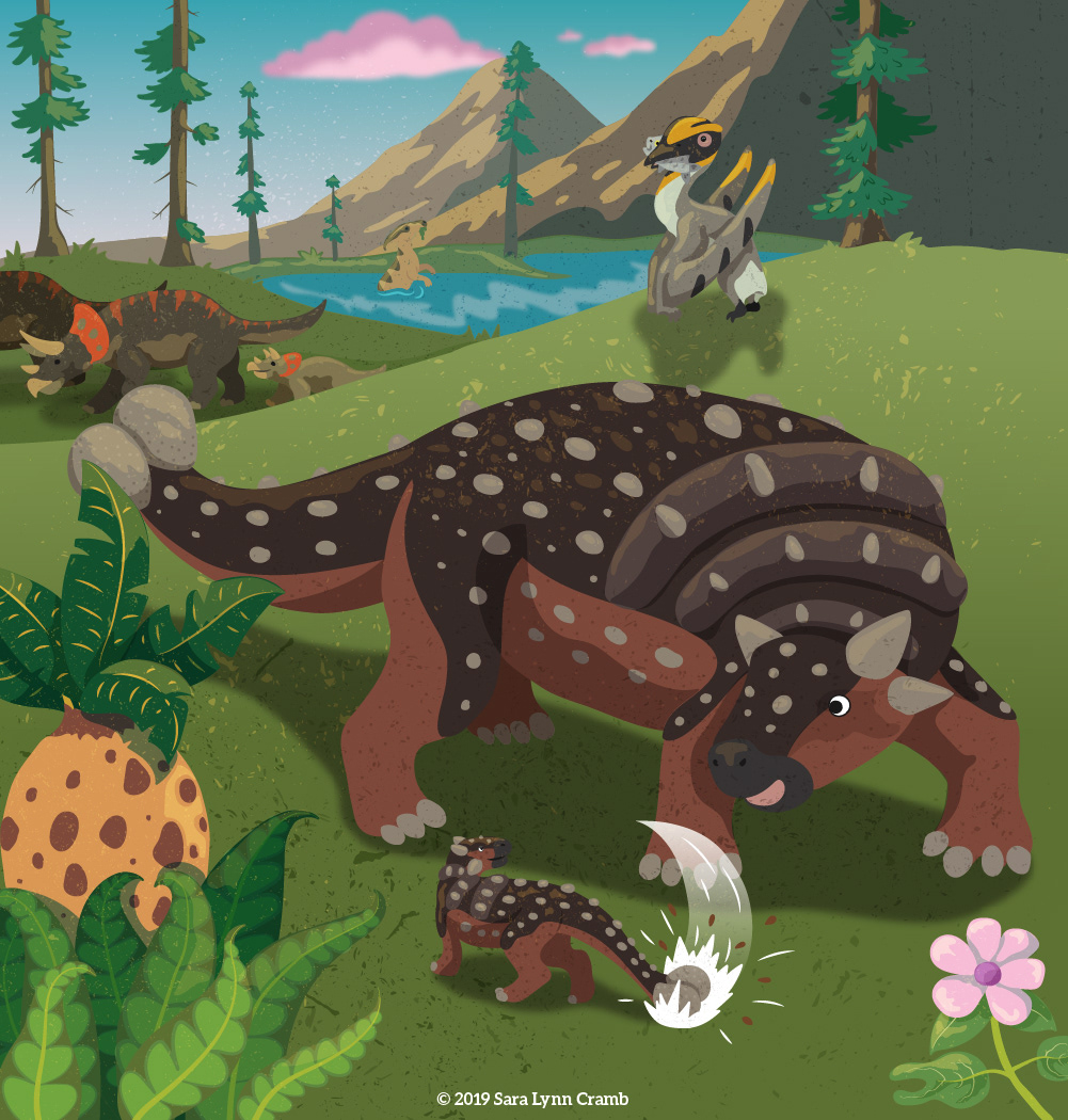 Dinosaur Parents Illustrations