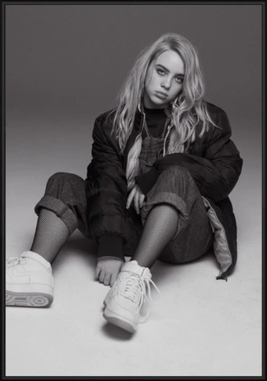 Billie Eilish Singing Poster Classiified