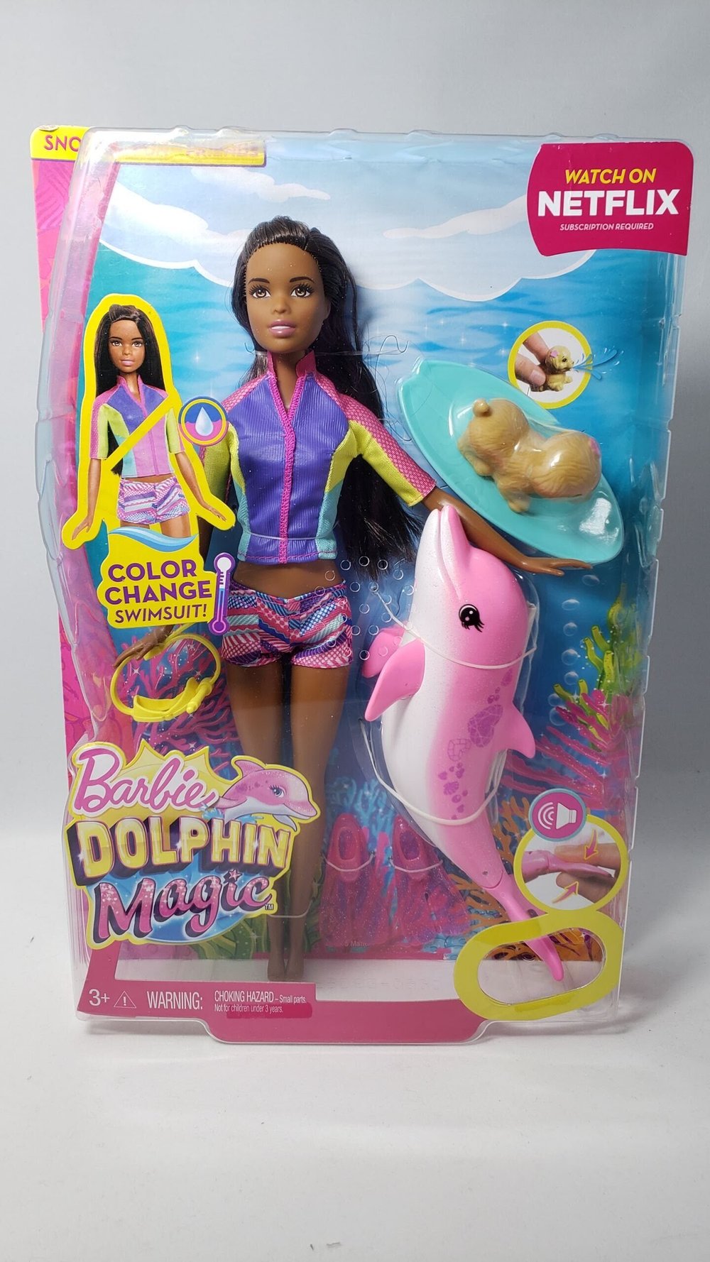 Barbie Doll Barbie Aqua Magic Barbie Dolphin Magic Doll Set