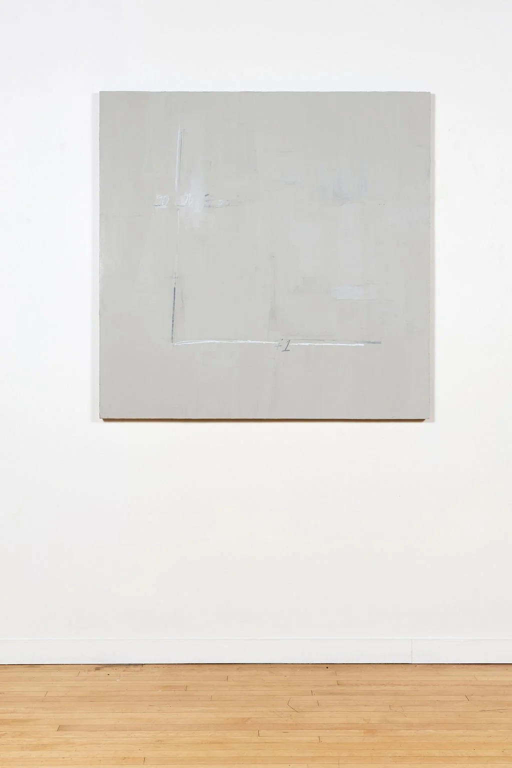 Balm, 2025.  48" x 48".  acrylic, plaster, oil pastel and graphite on plywood.