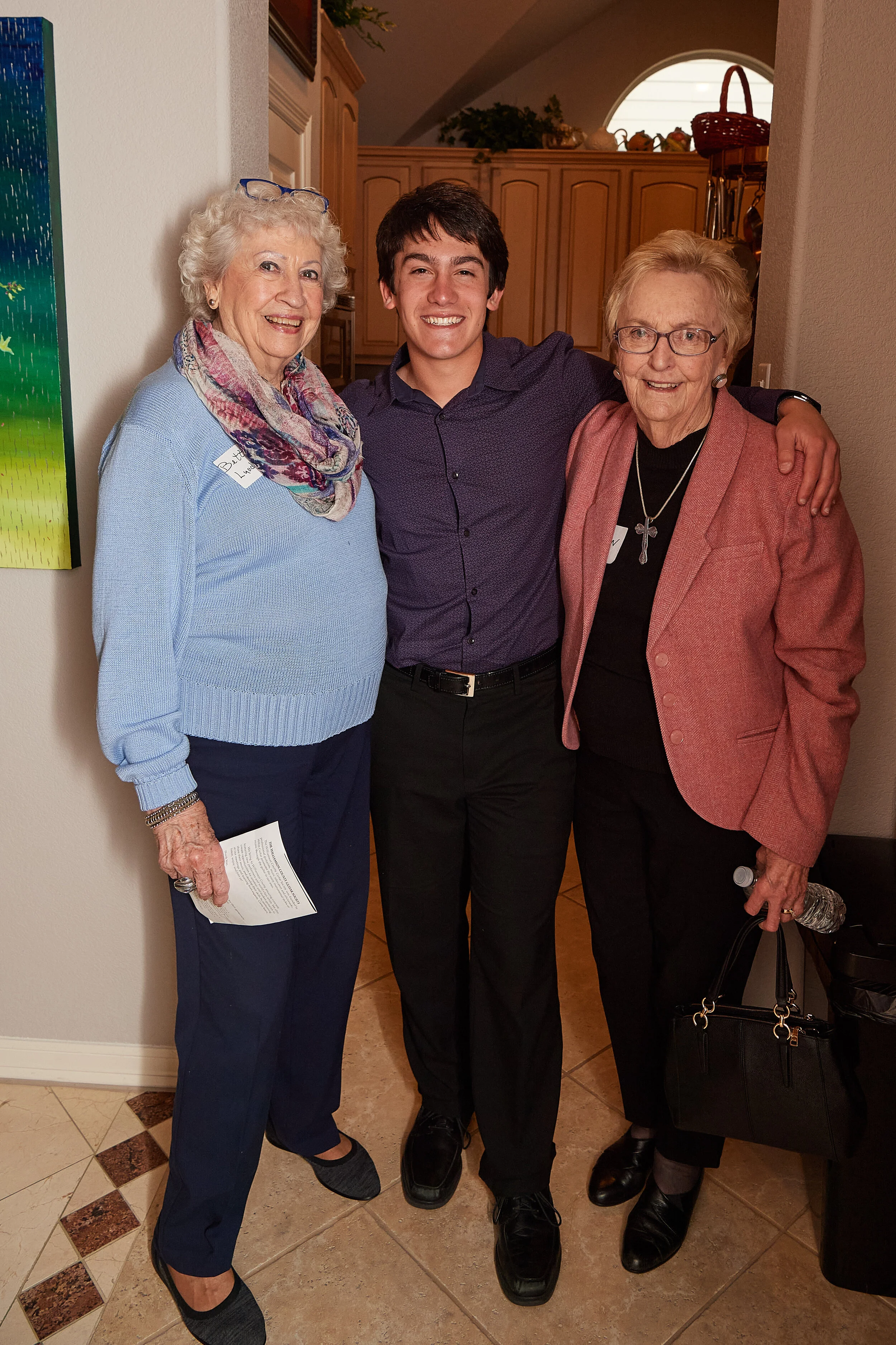 Aytahn with Betty Leudeke and friend