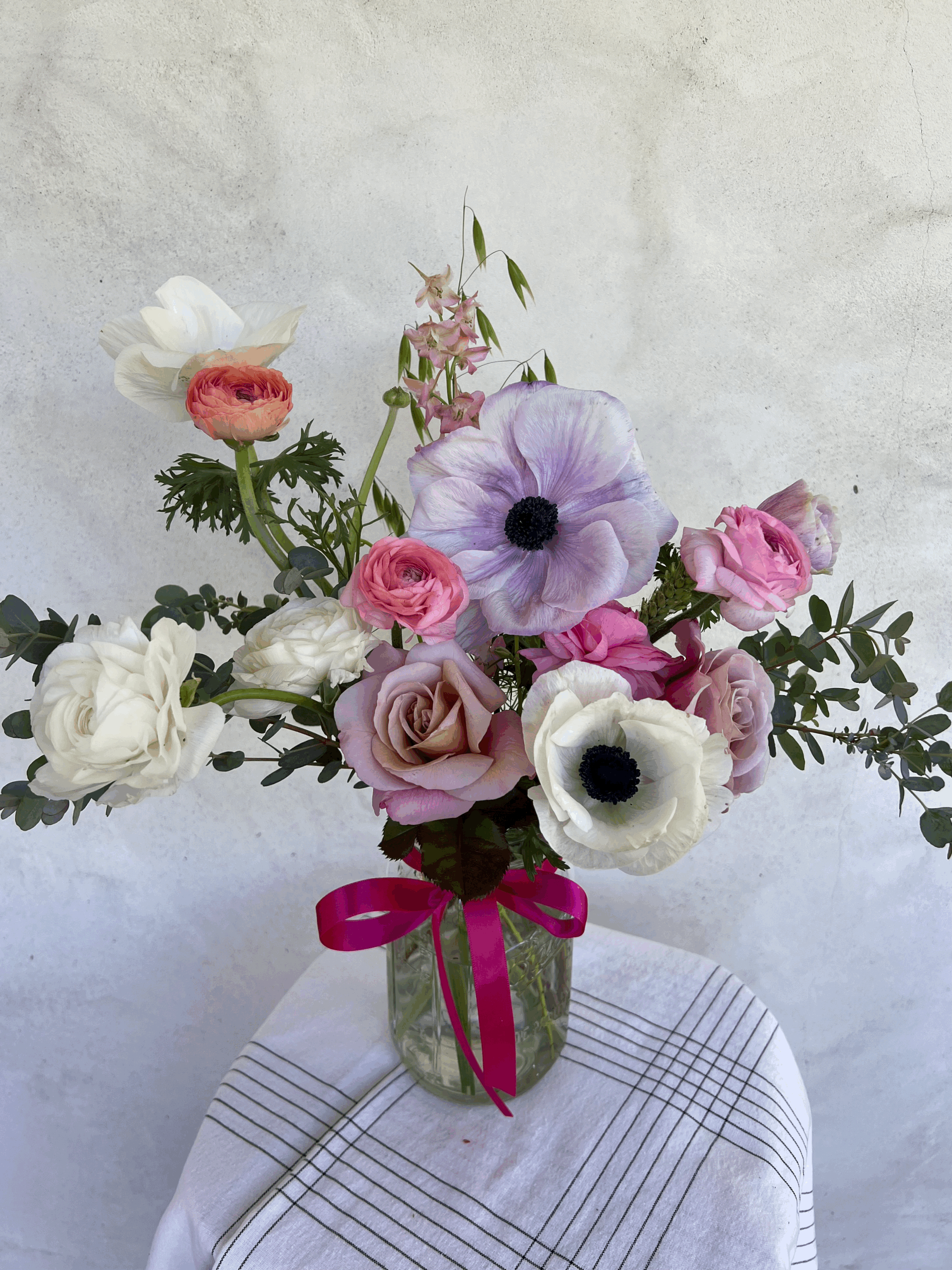 Mother's Day Sweet Petite jar arrangement