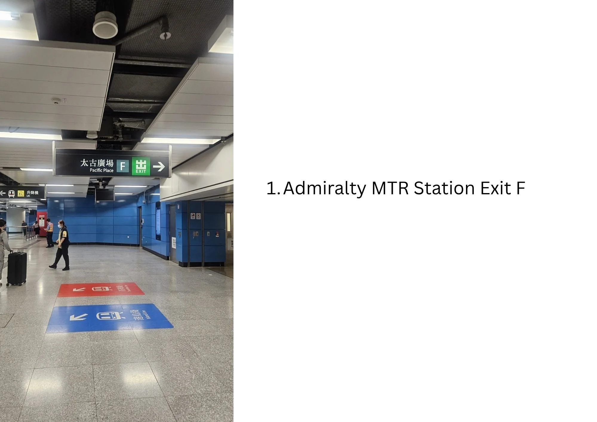 Directions to Hub and Spokes Int - Admiralty MTR Exit F