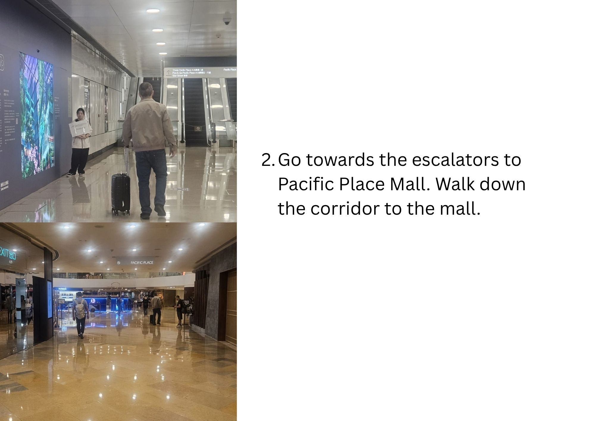 Directions to Hub and Spokes Int - Admiralty MTR Pacific Place