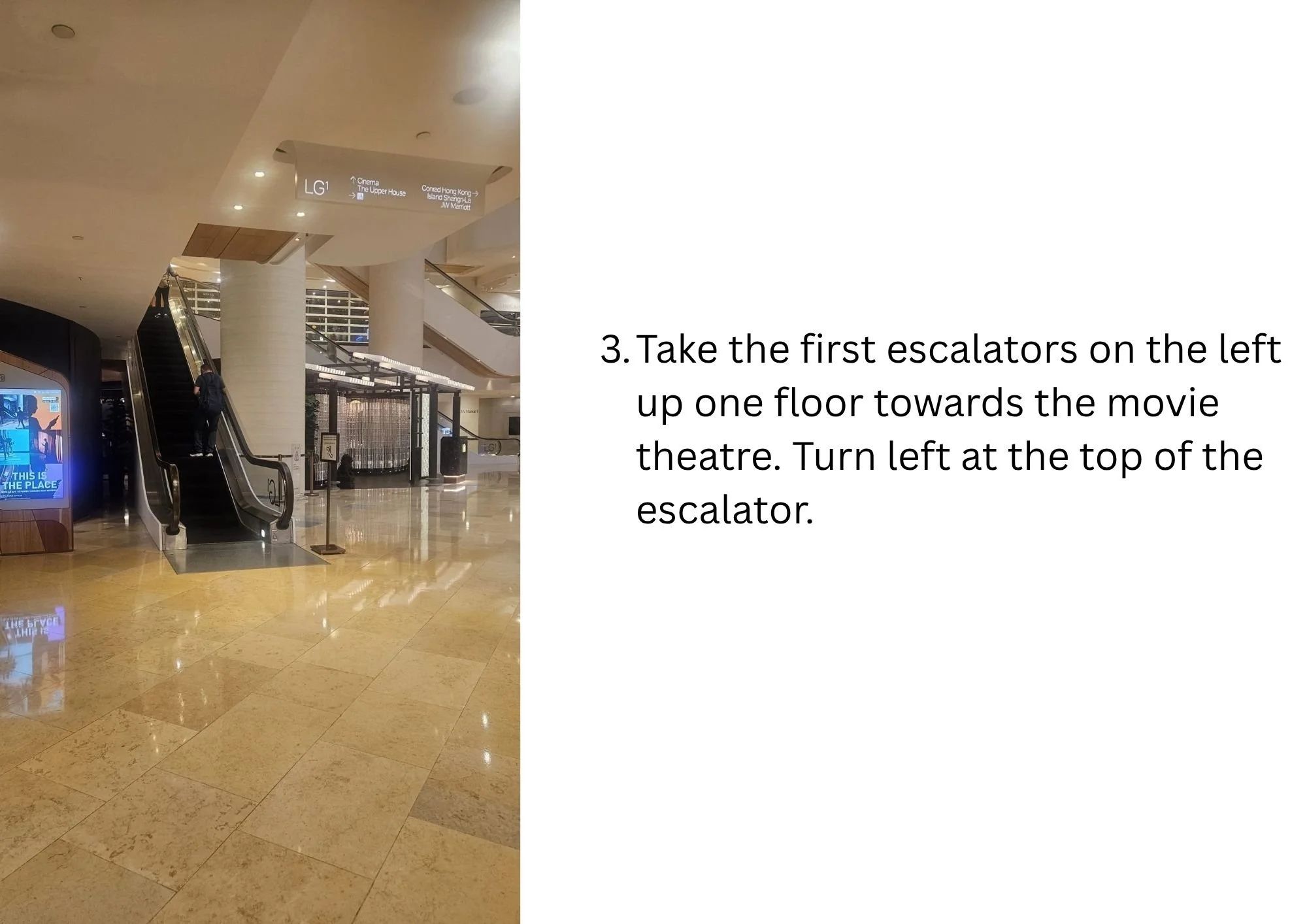 Directions to Hub and Spokes Int - Pacific Place Entrance
