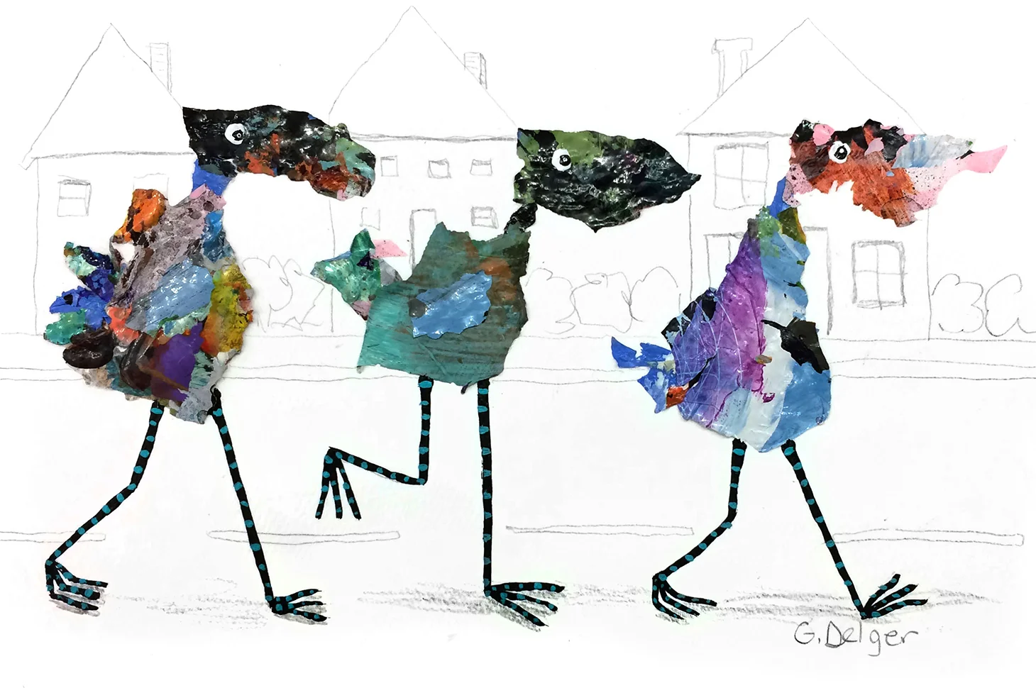 Three Bird Friends