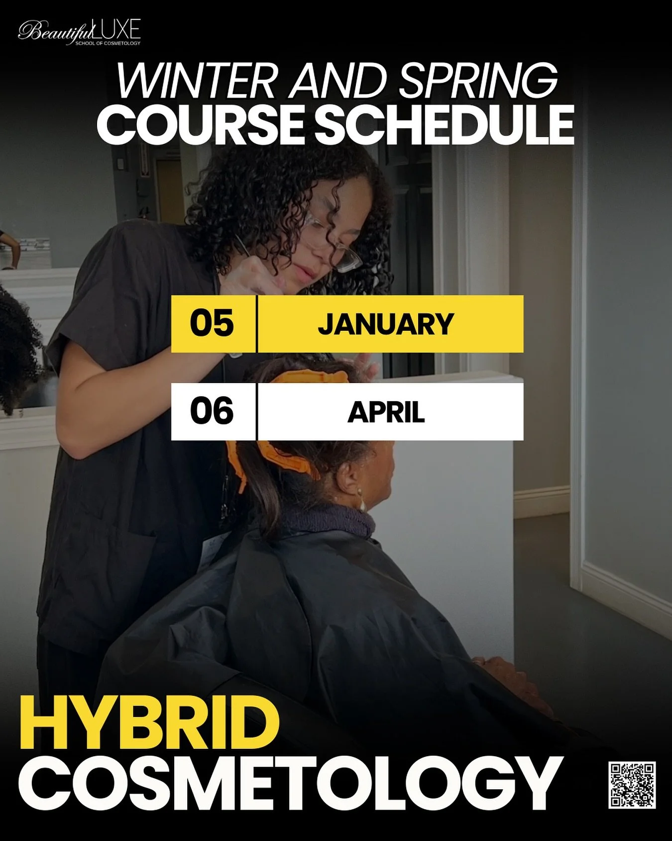 Greatness starts where preparation meets purpose. 💫

If you&rsquo;ve been dreaming of a beauty career, this is your moment to make it real. Our Hybrid Cosmetology Program blends flexibility with real-world training to prepare you for lasting success