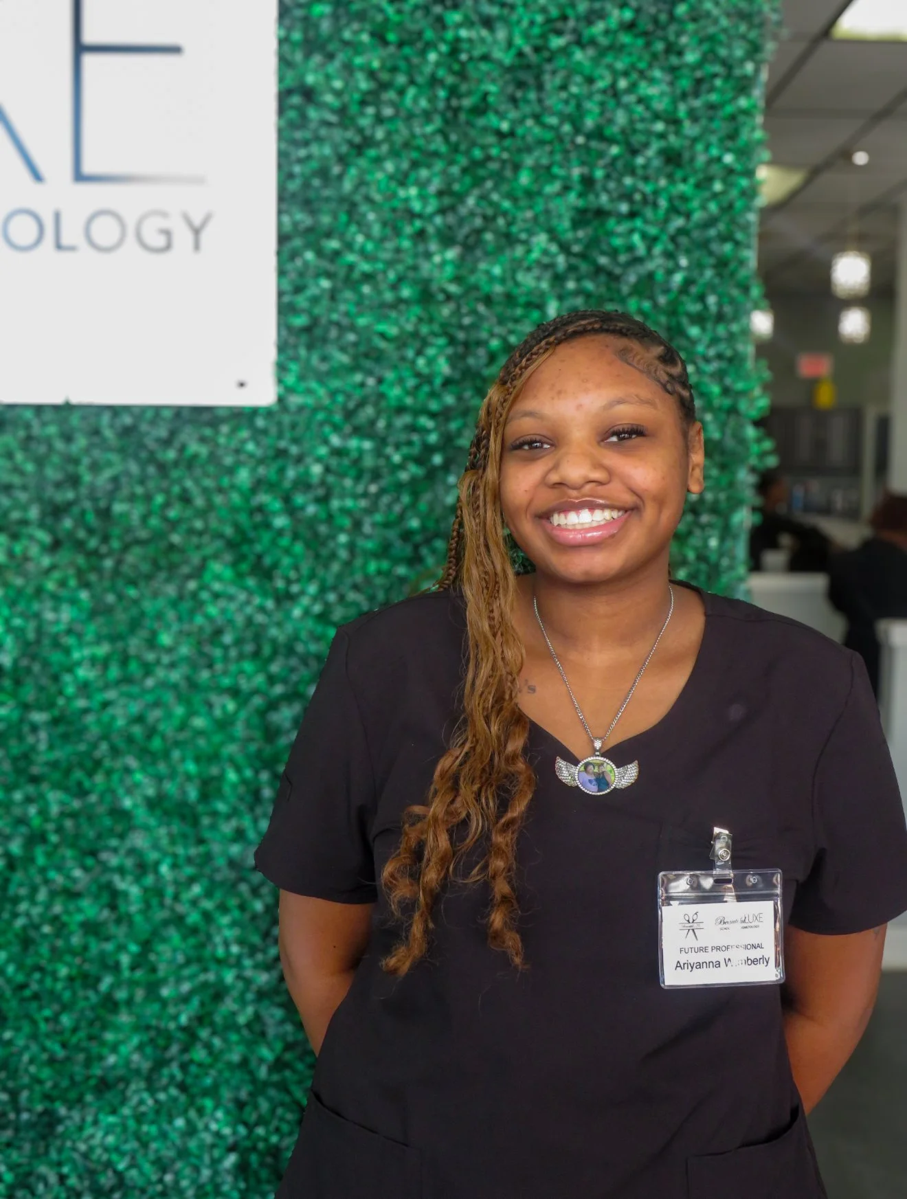 Ariyanna ‘Yanna The Stylist’ – CTE Cosmetology student at Beautiful Luxe School