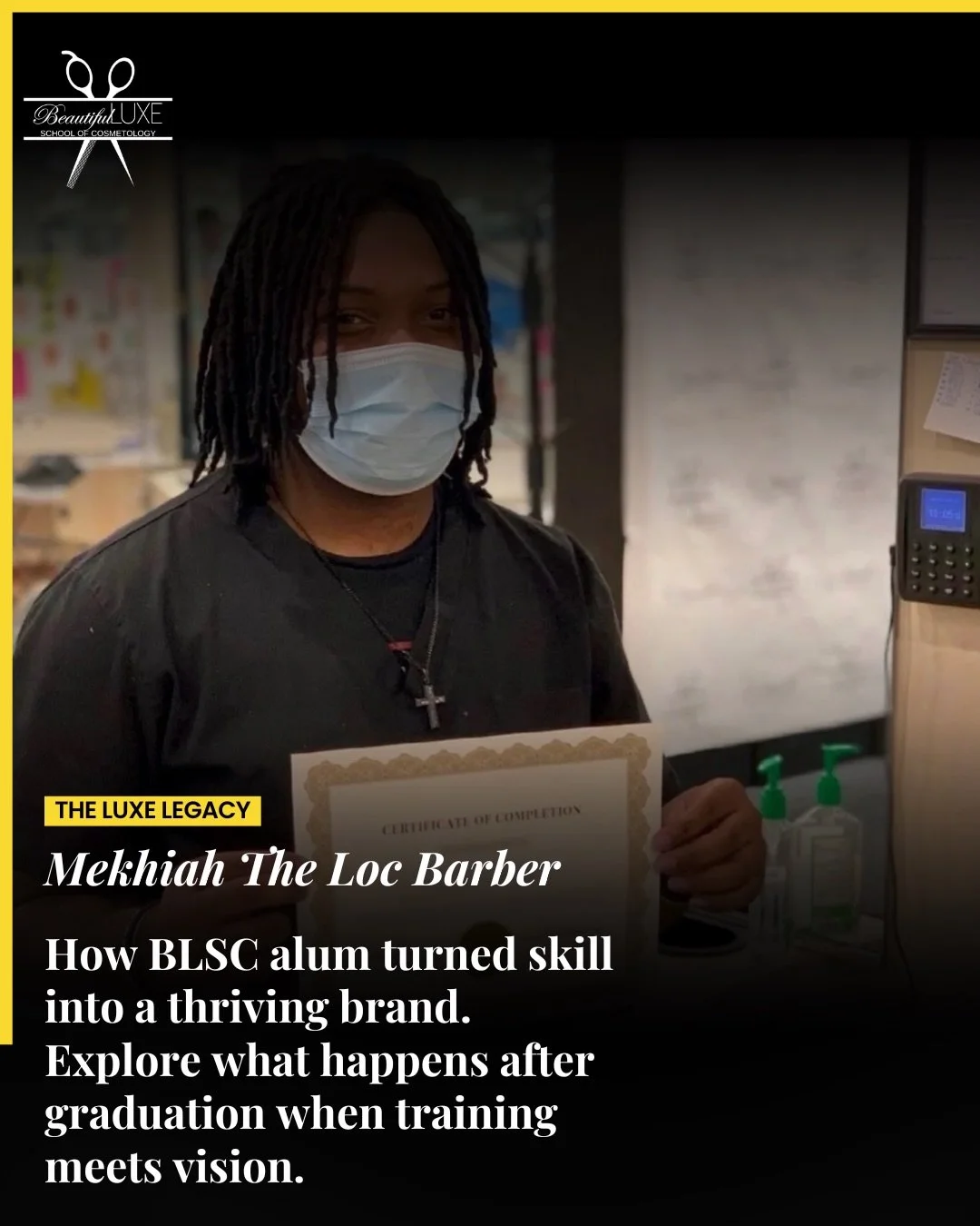 Mekhiah didn&rsquo;t just graduate with a certificate, he graduated with clarity.

While many creatives leave school still searching for direction, Mekhiah used his foundation in cosmetology to identify his lane, sharpen his skill set, and intentiona
